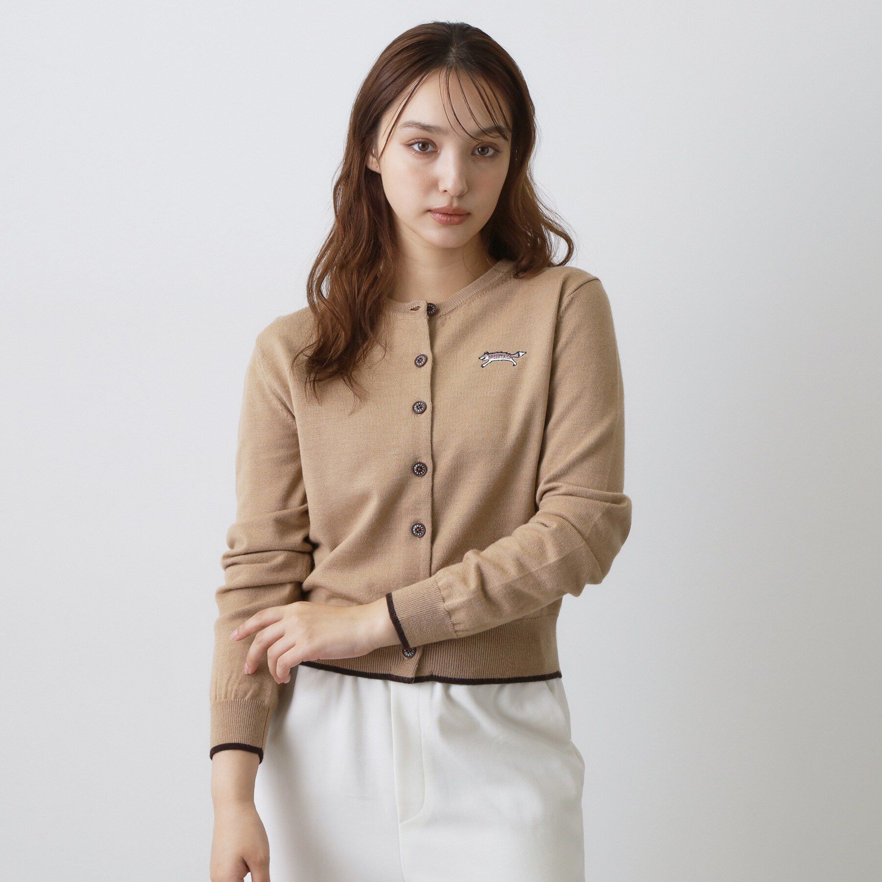 DRESSTERIOR「【STORY11月号掲載】ゼニアバル―ファキャッシュウールクルーネックカーディガン」|カーディガン|