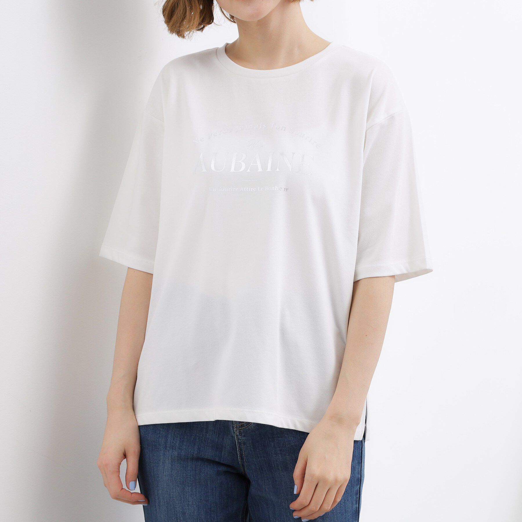 grove「【UVカット/接触冷感】プリントアソート5分袖Tシャツ」|Tシャツ・カットソー|