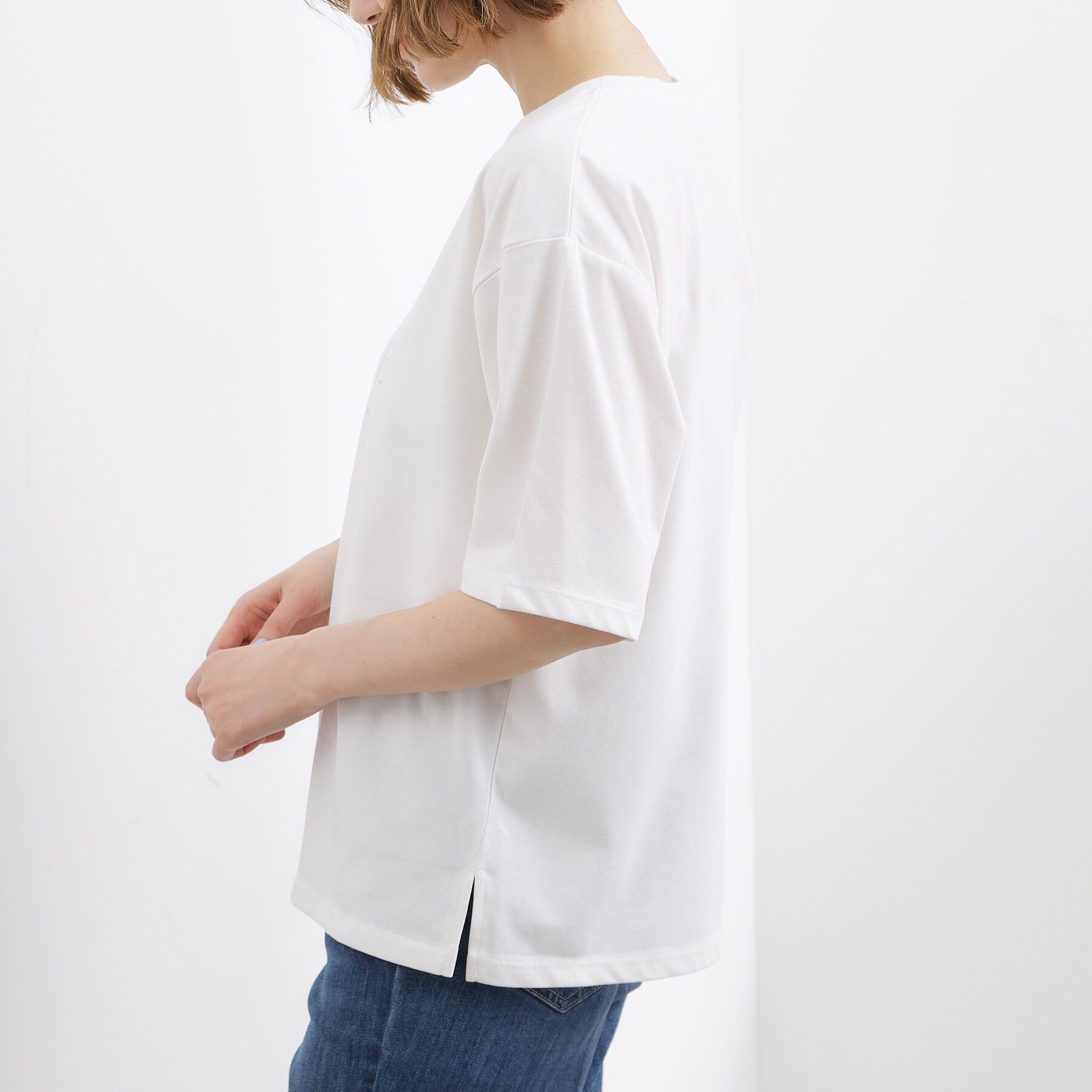 grove「【UVカット/接触冷感】プリントアソート5分袖Tシャツ」|Tシャツ・カットソー|