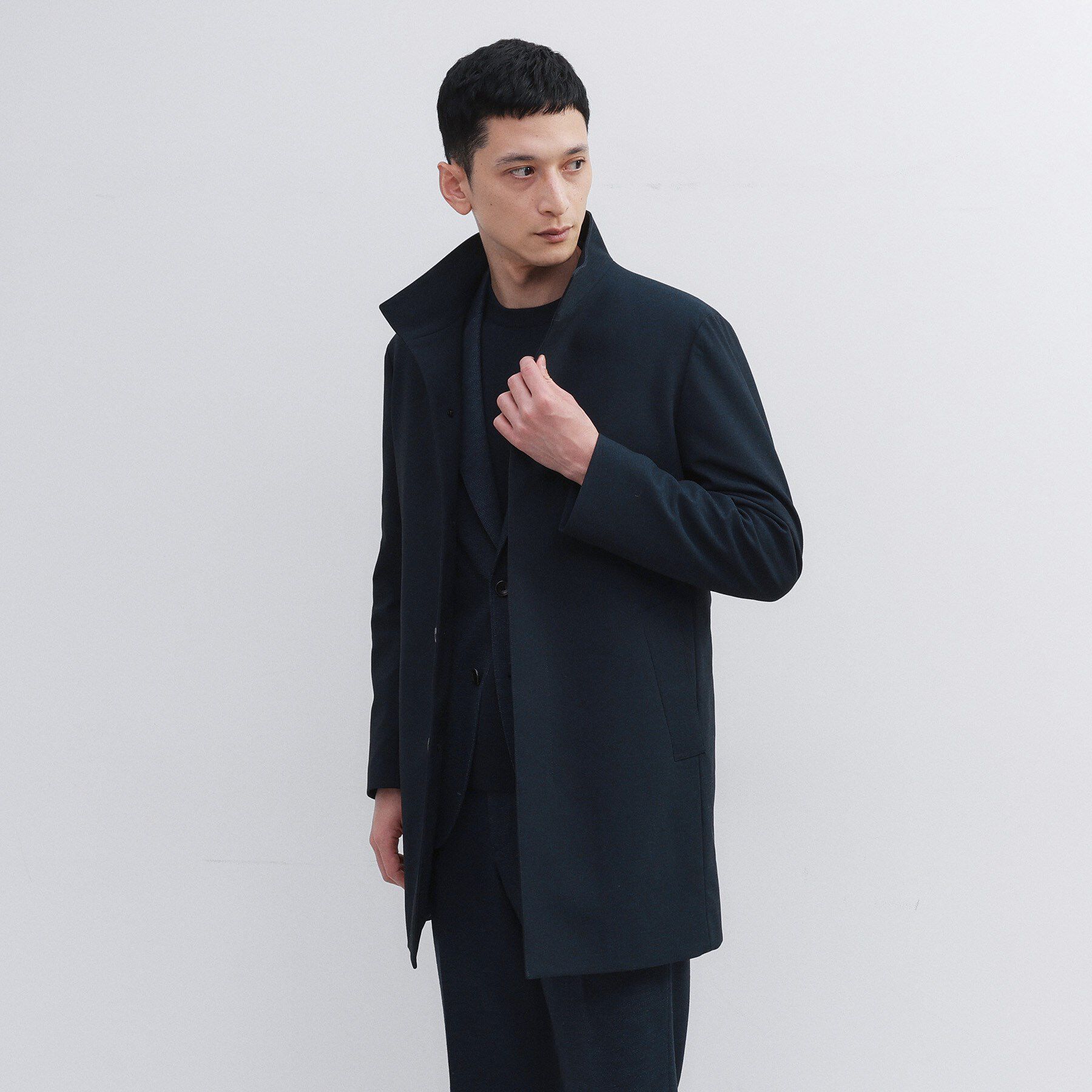 TAKEO KIKUCHI「【ダウンライナー付き】ドビースタンドカラーコート」|その他|