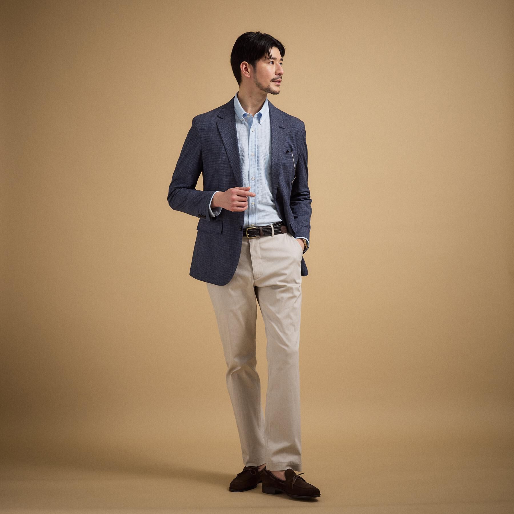 TAKEO KIKUCHI「【ON／OFF兼用】サイドゴアウエスト オールシーズン ストレートパンツ」|その他|