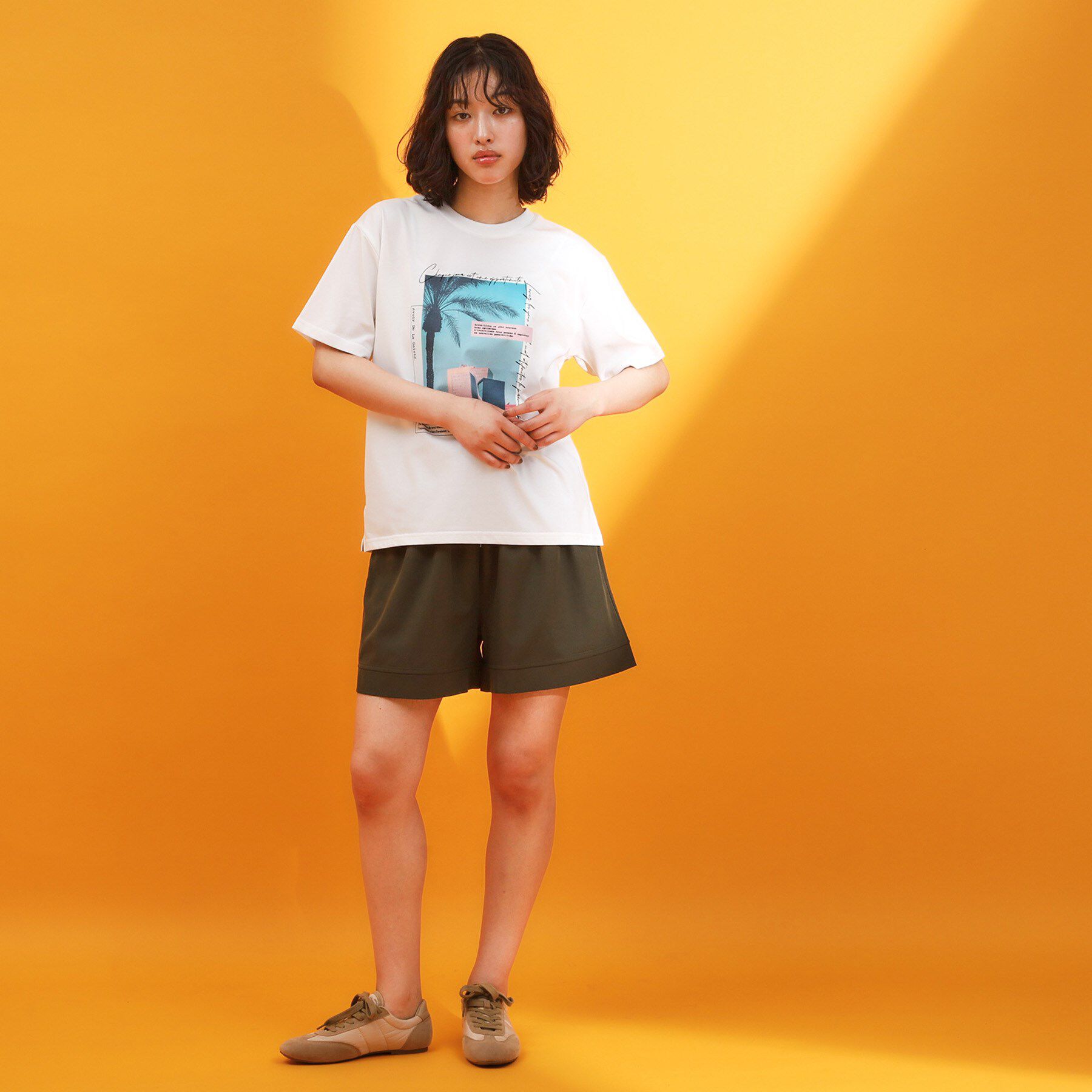 THE SHOP TK「フォトアソートTシャツ【接触冷感/UV/毛玉になりにくい/洗濯機OK】」|Tシャツ・カットソー|