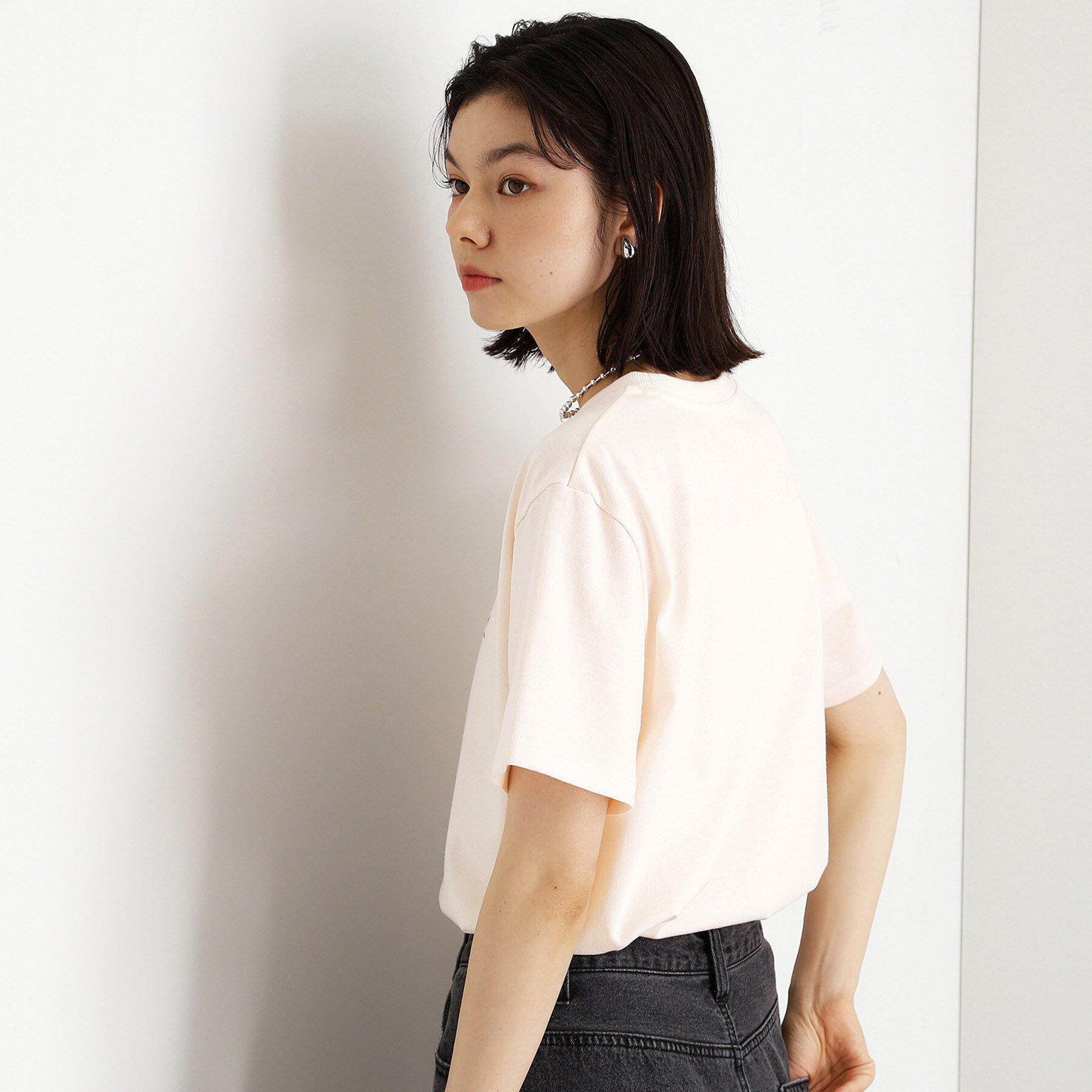 THE SHOP TK「カレッジ＆フォトプリントTシャツ【洗濯機OK】」|Tシャツ・カットソー|