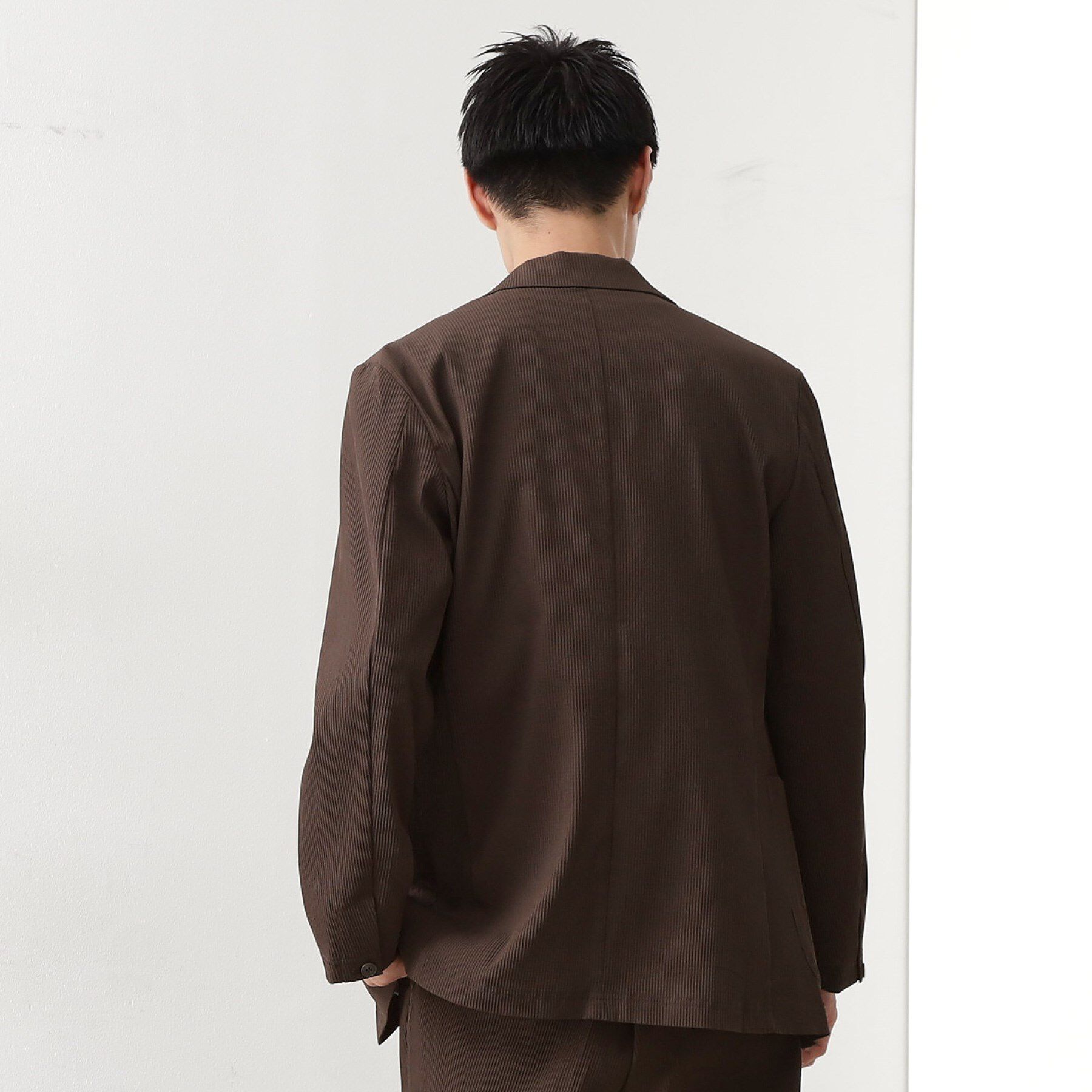 THE SHOP TK「【Begin/ビギン10月号掲載】楊柳スマートジャケット　軽量/洗濯機OK/セットアップ可」|テーラードジャケット|