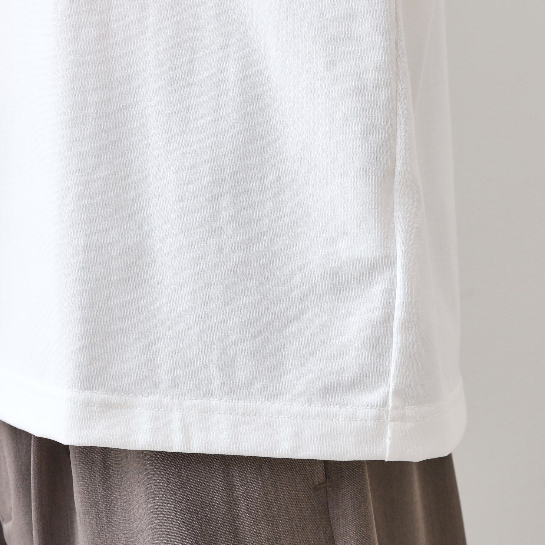 THE SHOP TK「フォトグラフプリント長袖Tシャツ【洗濯機OK】」|Tシャツ・カットソー|