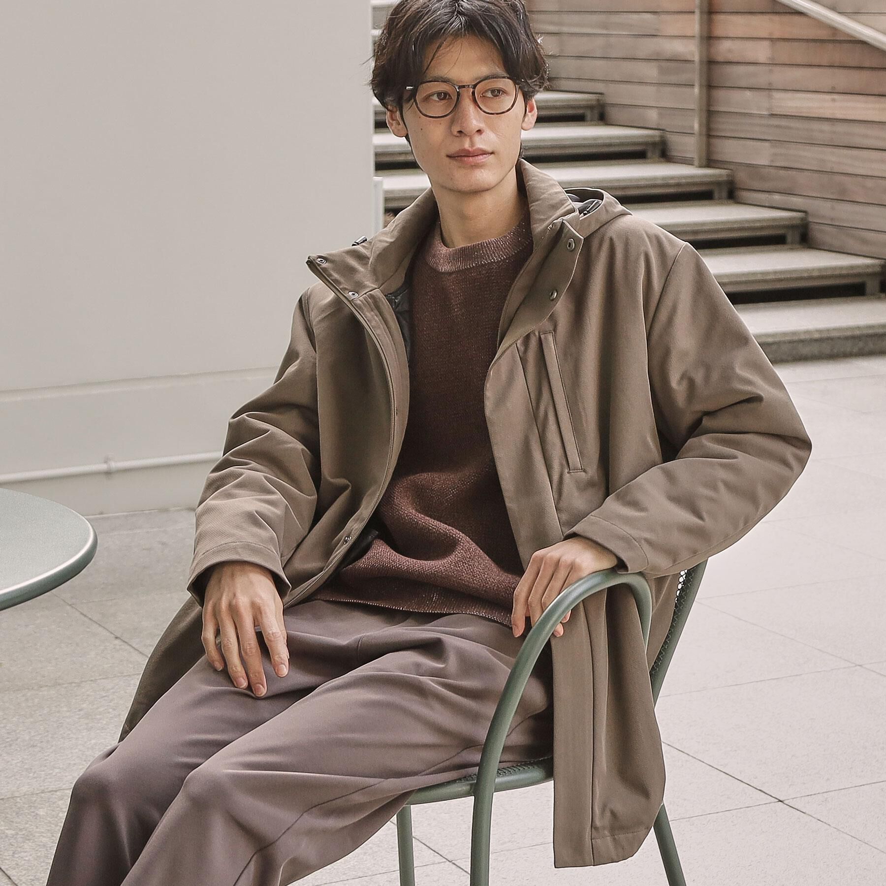 THE SHOP TK「【3WAY】中綿ライナー付き カルゼコート　洗濯機OK/ON・OFF対応」|その他|