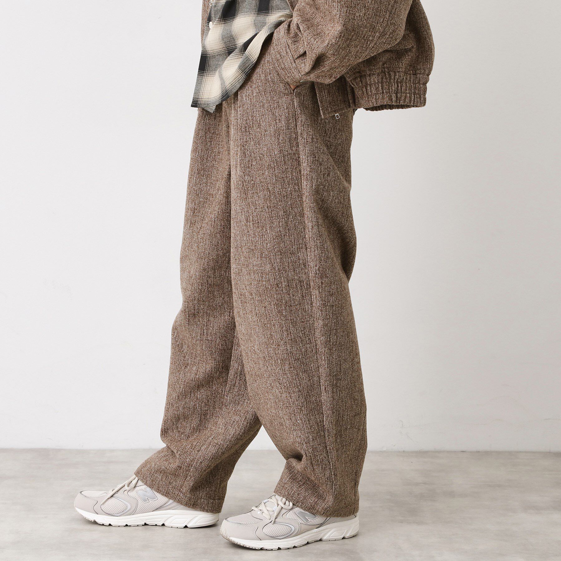 THE SHOP TK「ツイードワイドパンツ 【洗濯機OK／セットアップ可】」|その他|