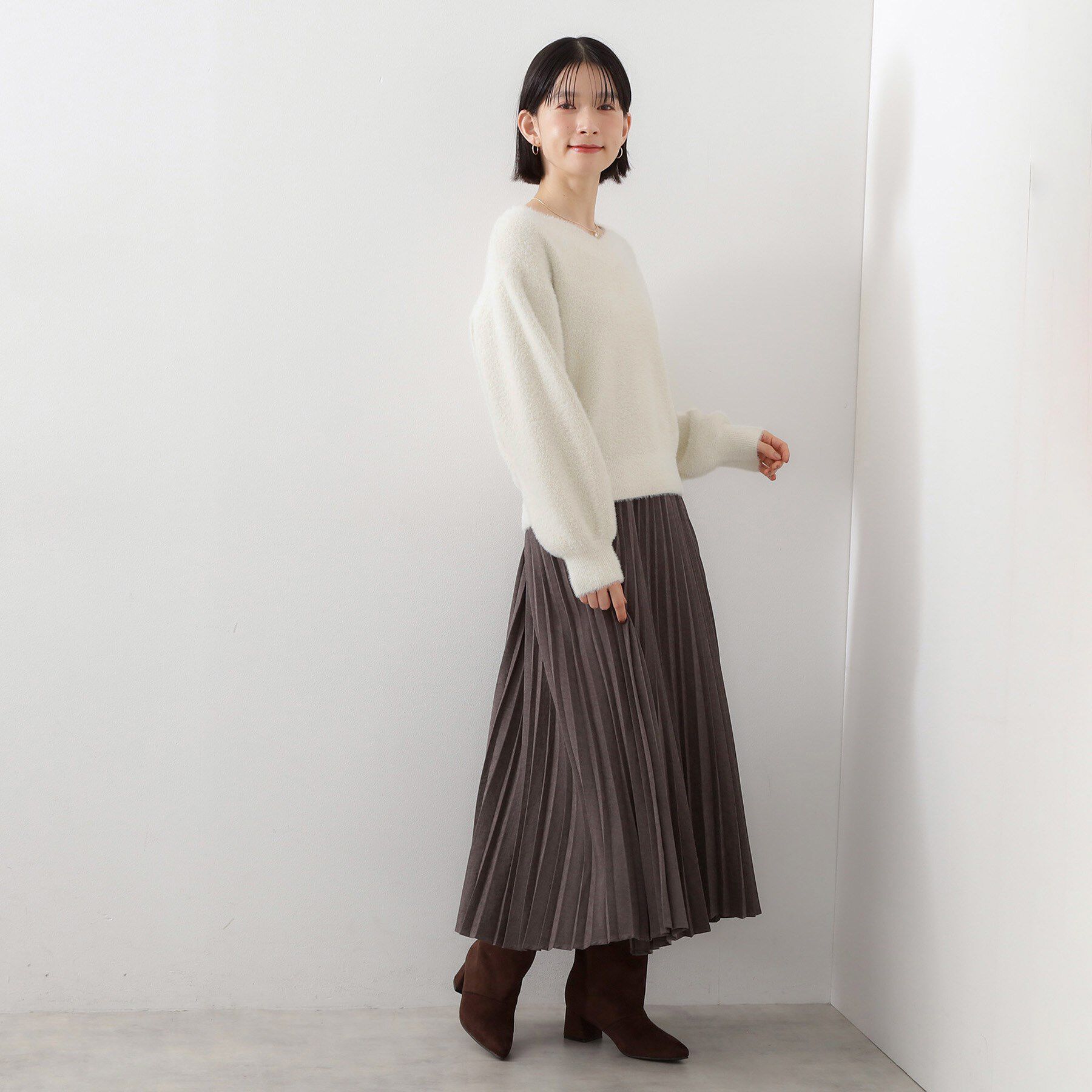 THE SHOP TK「【洗える】上品にきらめく フェザーラメニット」|ニット・セーター|
