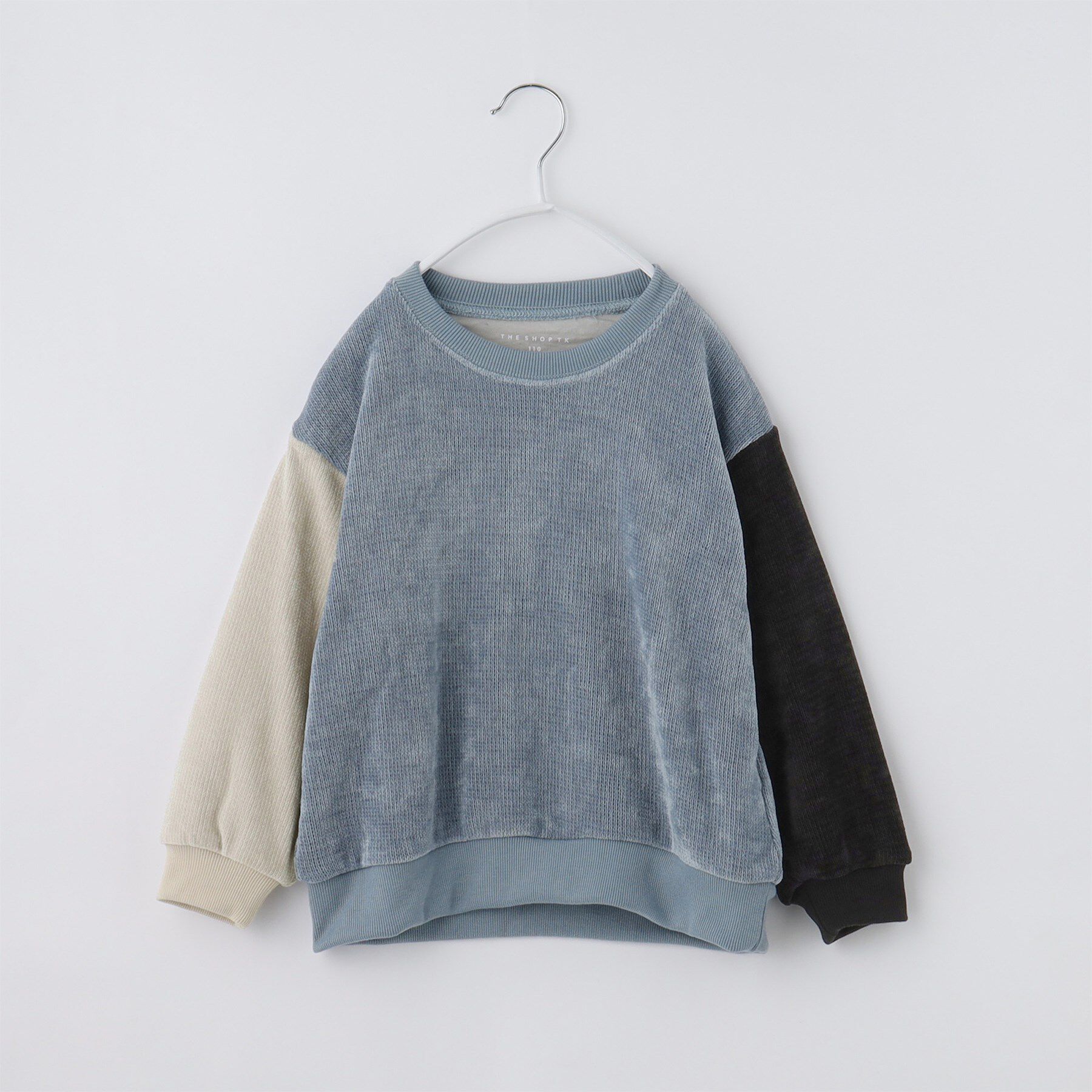 THE SHOP TK「【110-160】ベロアモールプルオーバー」|Tシャツ・カットソー|