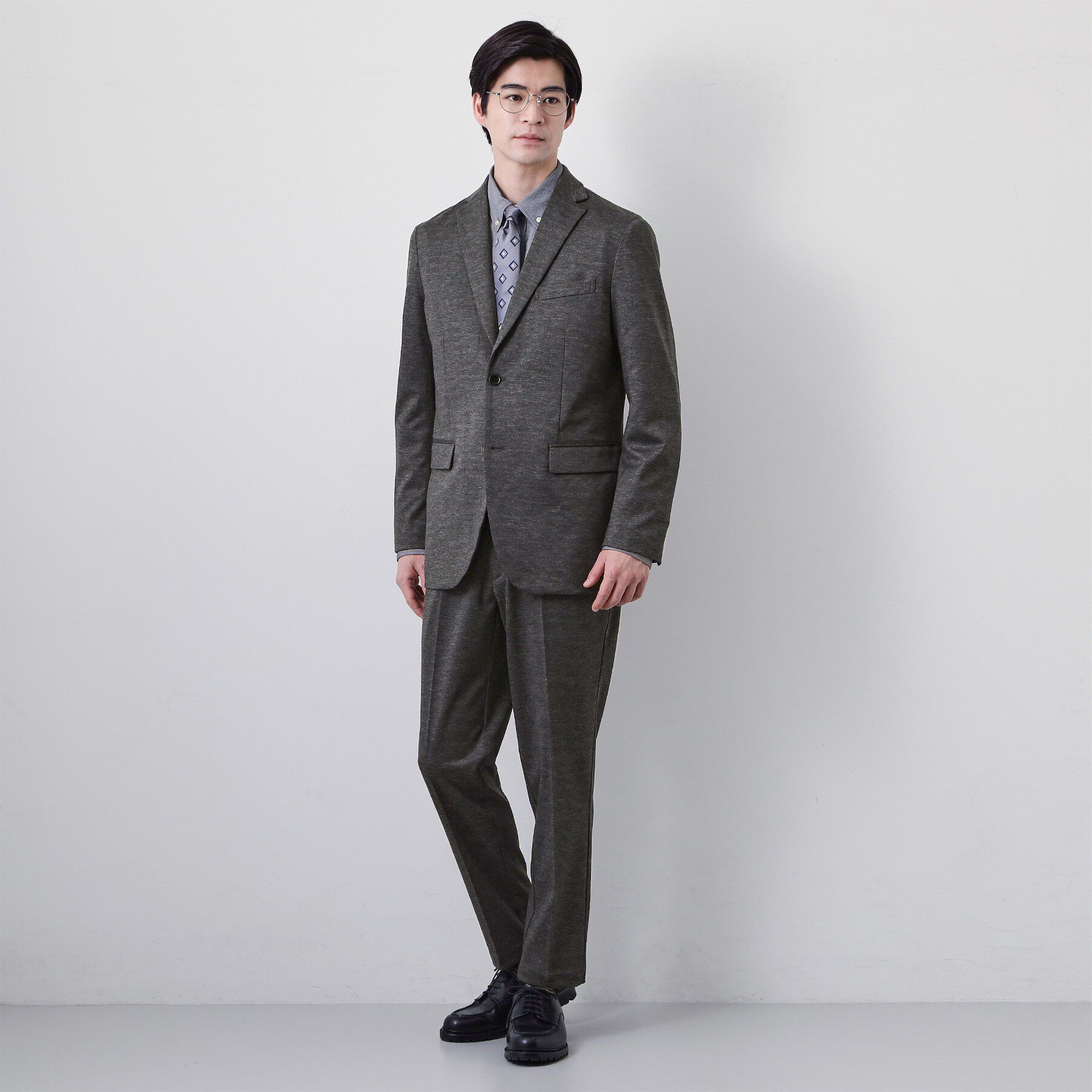 THE SHOP TK「【動きやすい、快適ビジネスジャケット】TRジャージ ジャケット　セットアップ可/洗濯機OK/ストレッ」|テーラードジャケット|