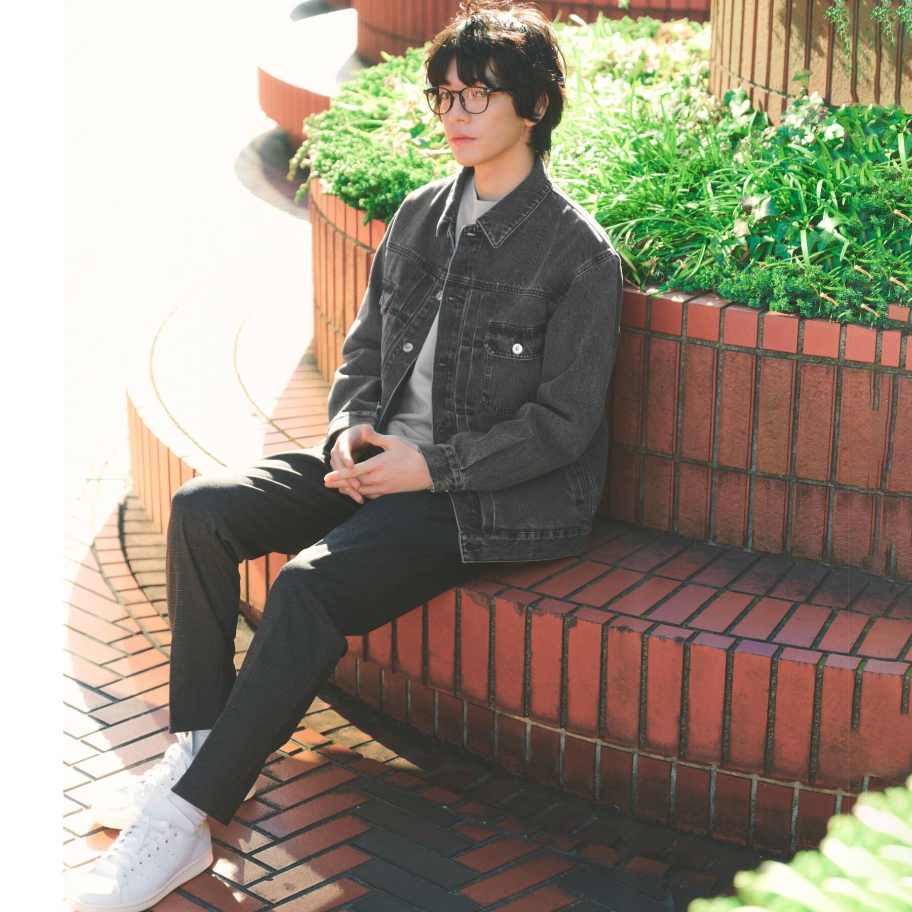 THE SHOP TK「【大人にも取り入れやすい】デニムジャケット セットアップ可/洗濯機OK」|ブルゾン・スタジャン|