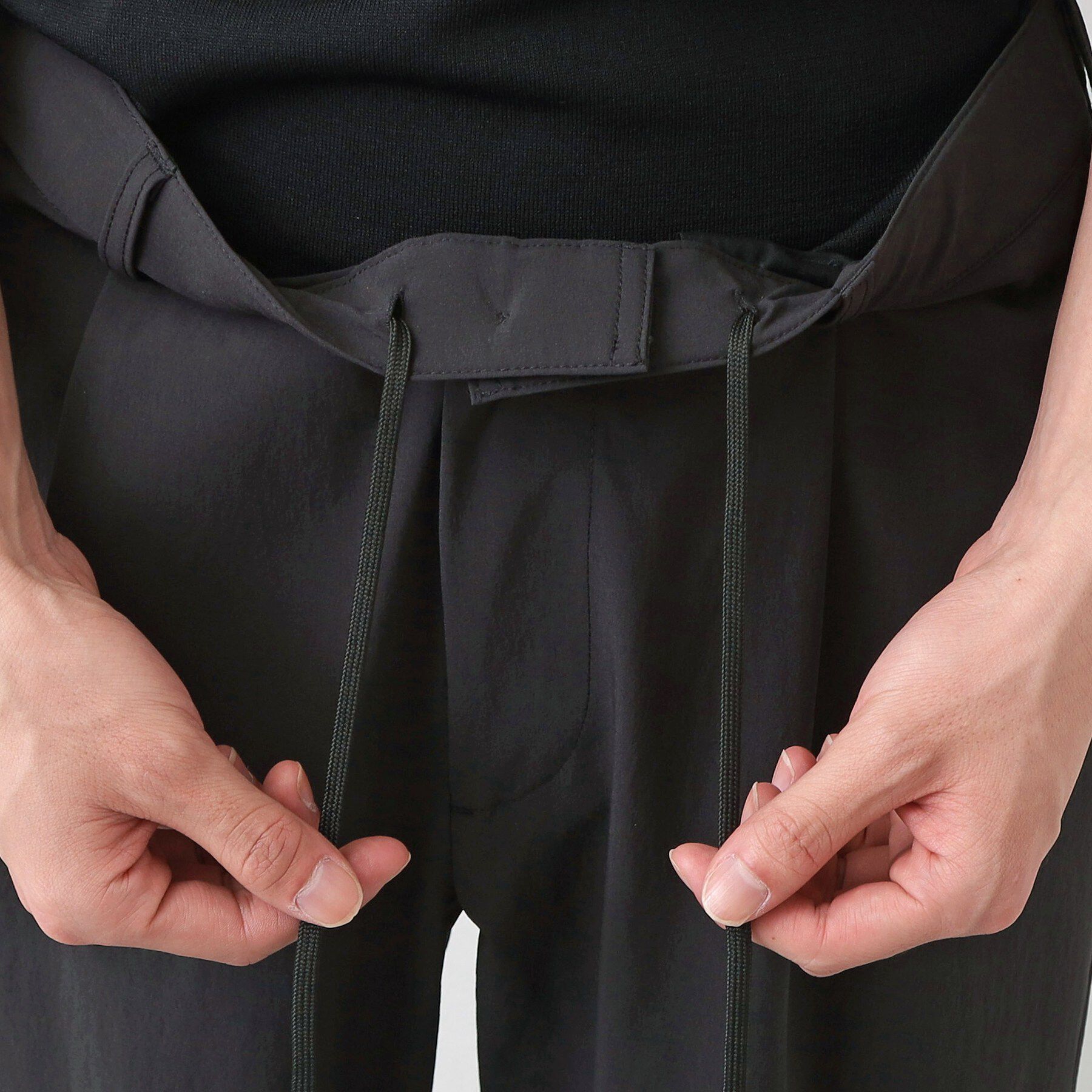 THE SHOP TK「《KURO》コーデュラナイロン  テーパードパンツ セットアップ可／防シワ／撥水／ストレッチ」|その他|