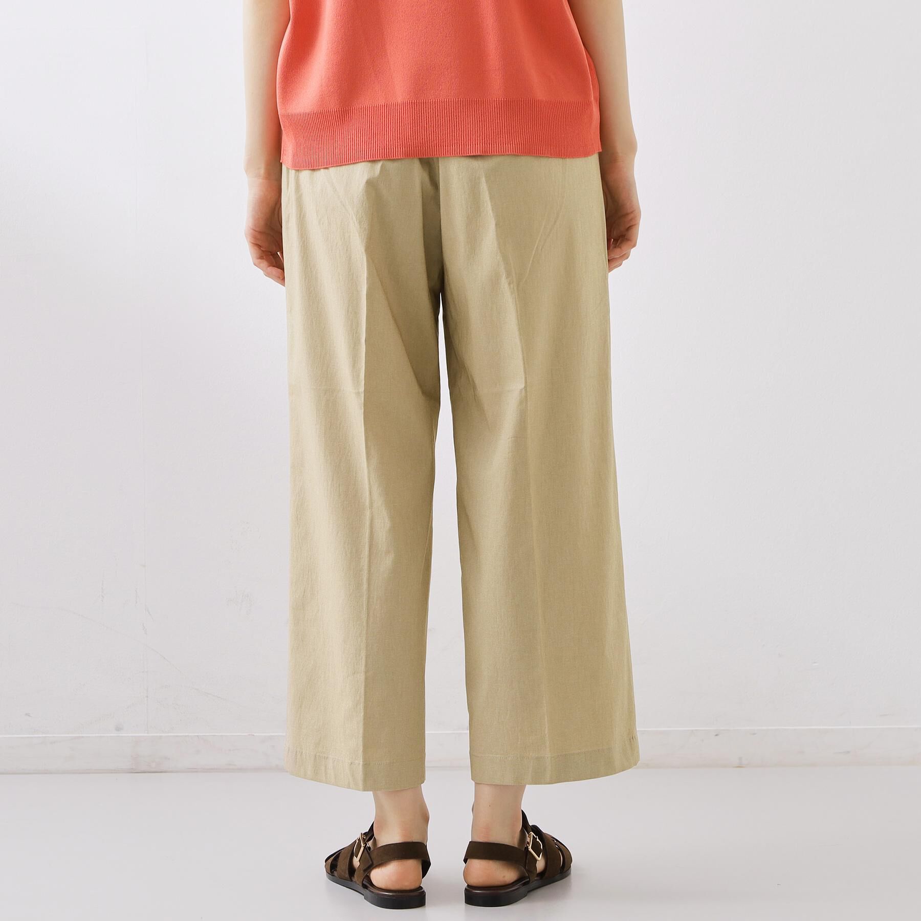 THE SHOP TK「【XS-XL/着丈選べる】心地よいストレッチワイドパンツ」|その他|