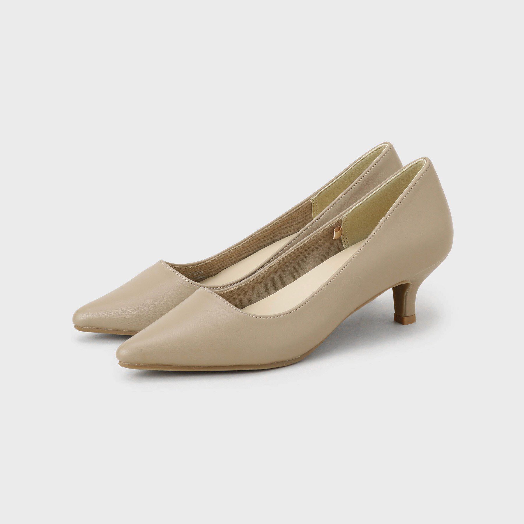 THE SHOP TK「【抗菌防臭】ローヒールベーシックパンプス」|パンプス|ベージュ(052)