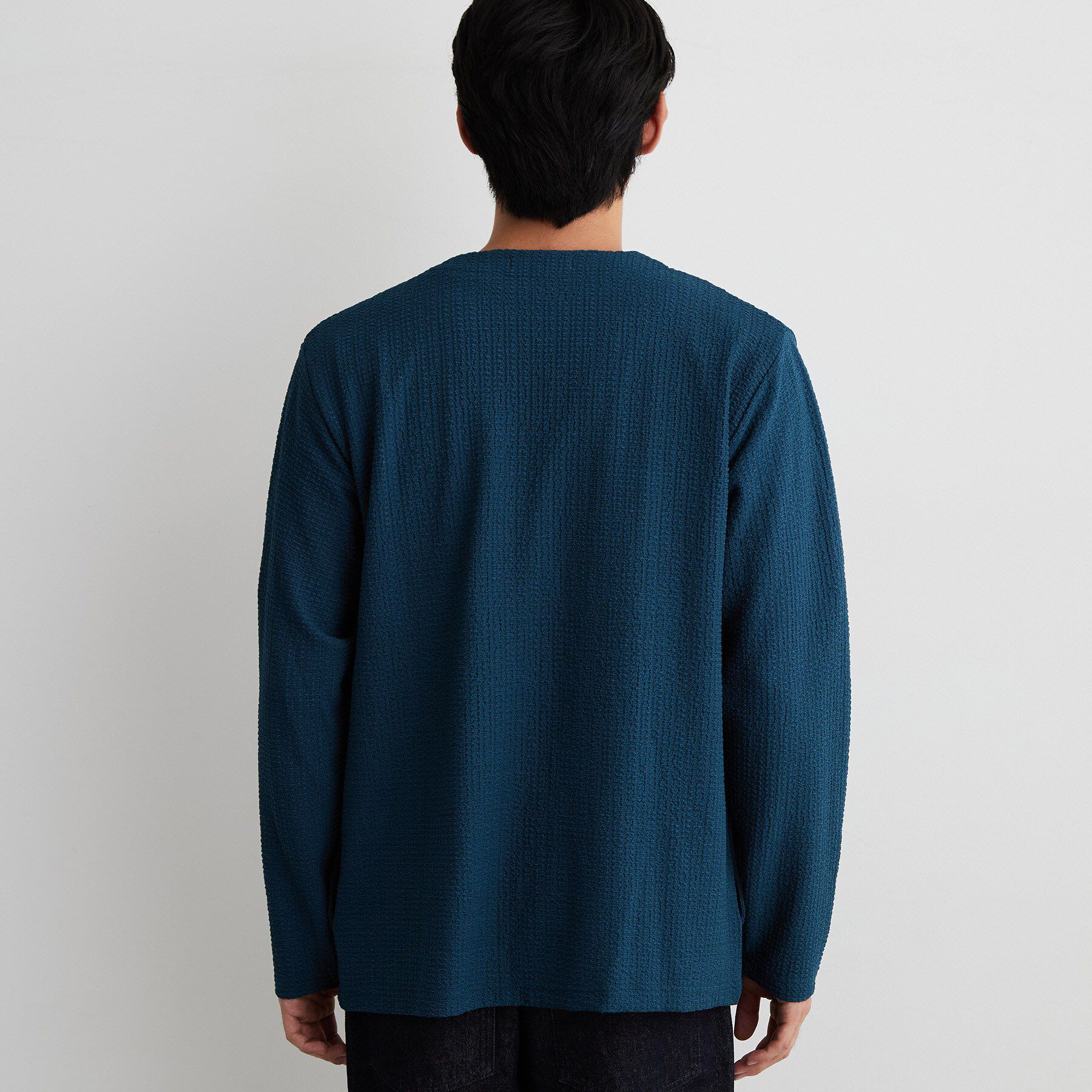 THE SHOP TK「【2点セット／洗濯機OK】長袖カーディガン+半袖Tシャツ」|カーディガン|