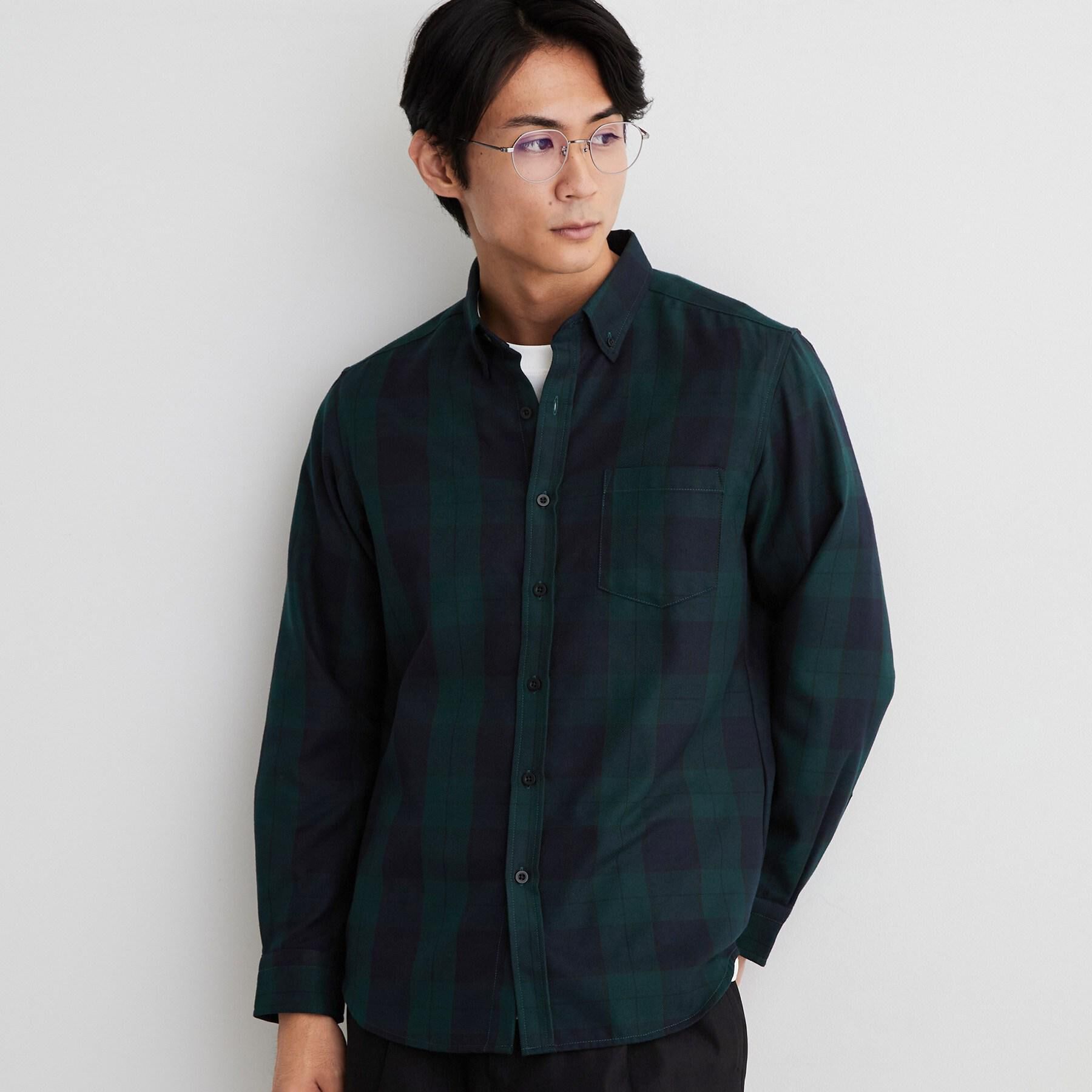 THE SHOP TK「【防シワ／洗濯機OK】アソート 長袖ネルシャツ」|シャツ・ブラウス|