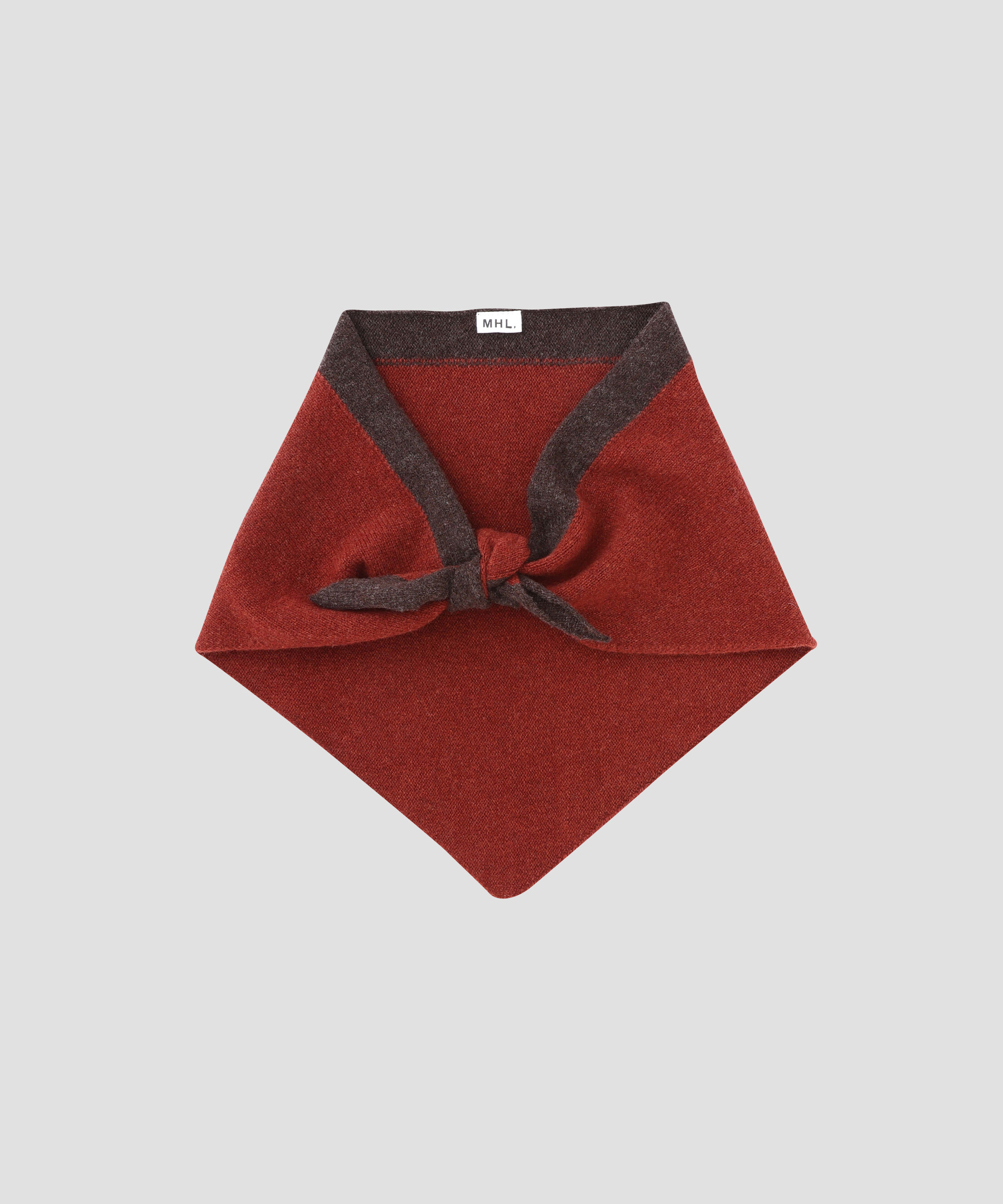 MHL.「MHL TIPPED SCOUT SCARF」|バンダナ・スカーフ|RED