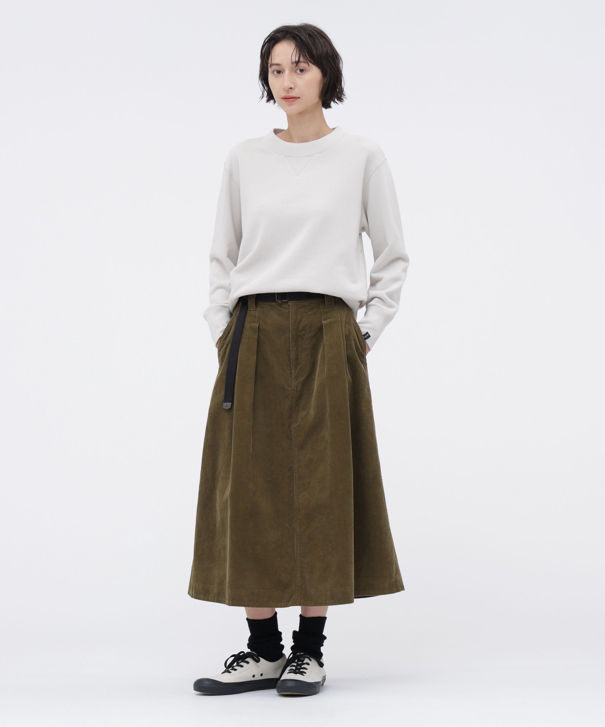 MHL.「LIGHT LOOPBACK COTTON CREW NECK」|Tシャツ・カットソー|