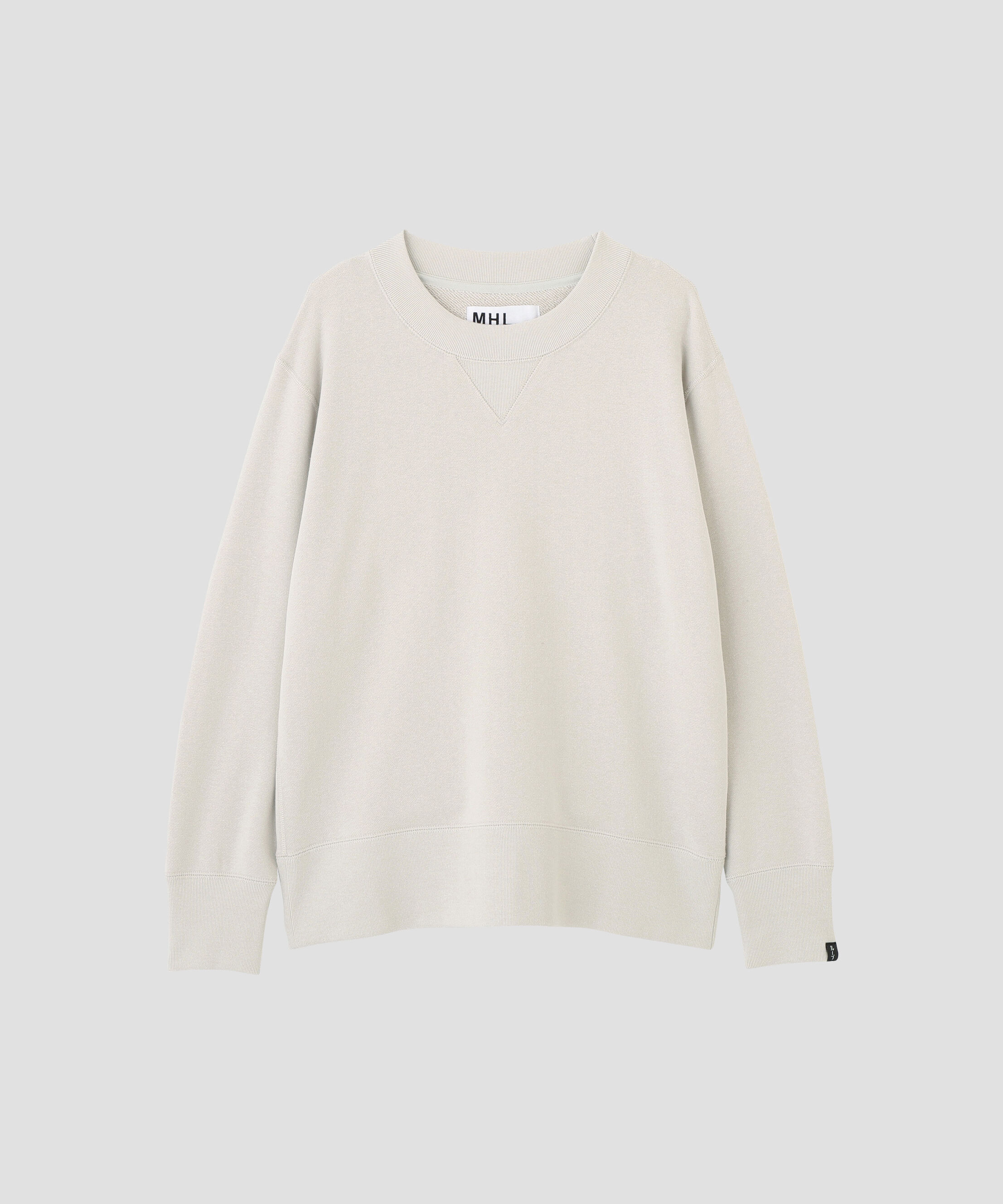 MHL.「LIGHT LOOPBACK COTTON CREW NECK」|Tシャツ・カットソー|