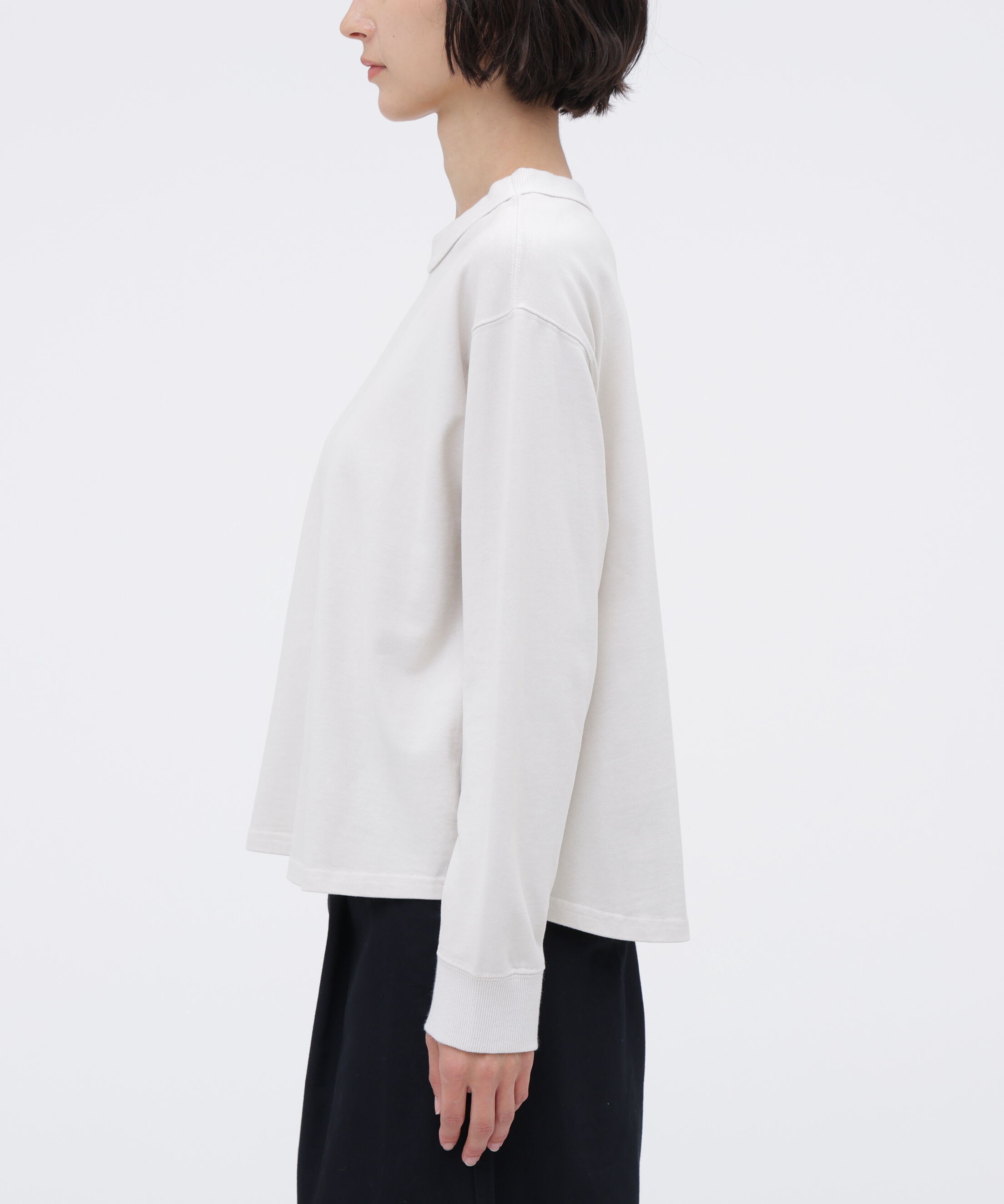 MHL.「GARMENT DYED DENSE JERSEY TOP」|Tシャツ・カットソー|