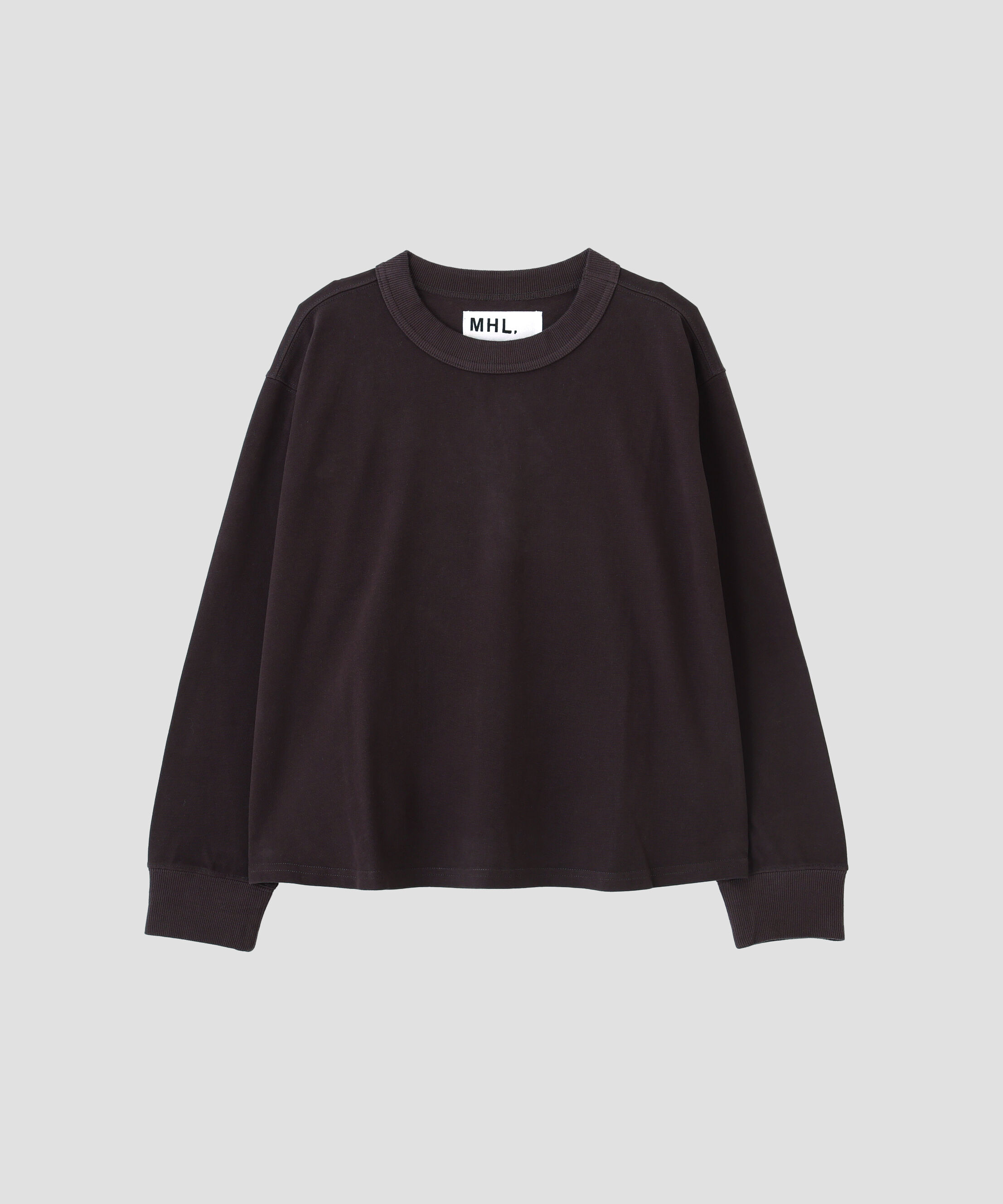 MHL.「GARMENT DYED DENSE JERSEY TOP」|Tシャツ・カットソー|