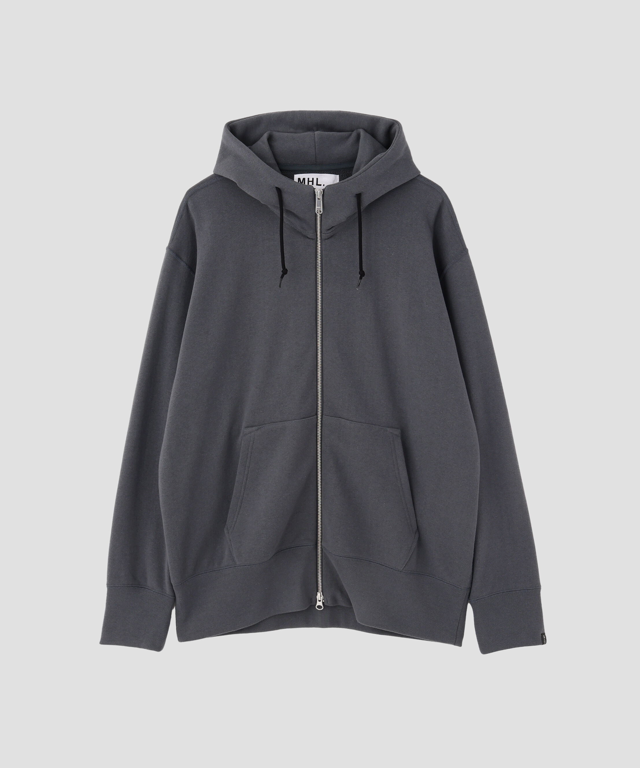 MHL.「LIGHT LOOPBACK COTTON ZIP HOODY」|Tシャツ・カットソー|