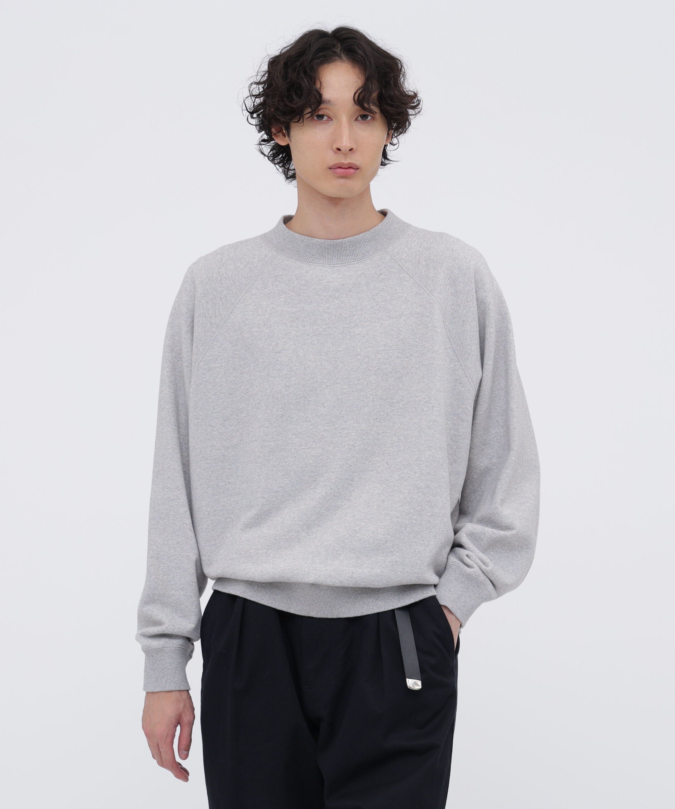 MHL.「UPCYCLED LOOPBACK JERSEY TOP」|Tシャツ・カットソー|GREY