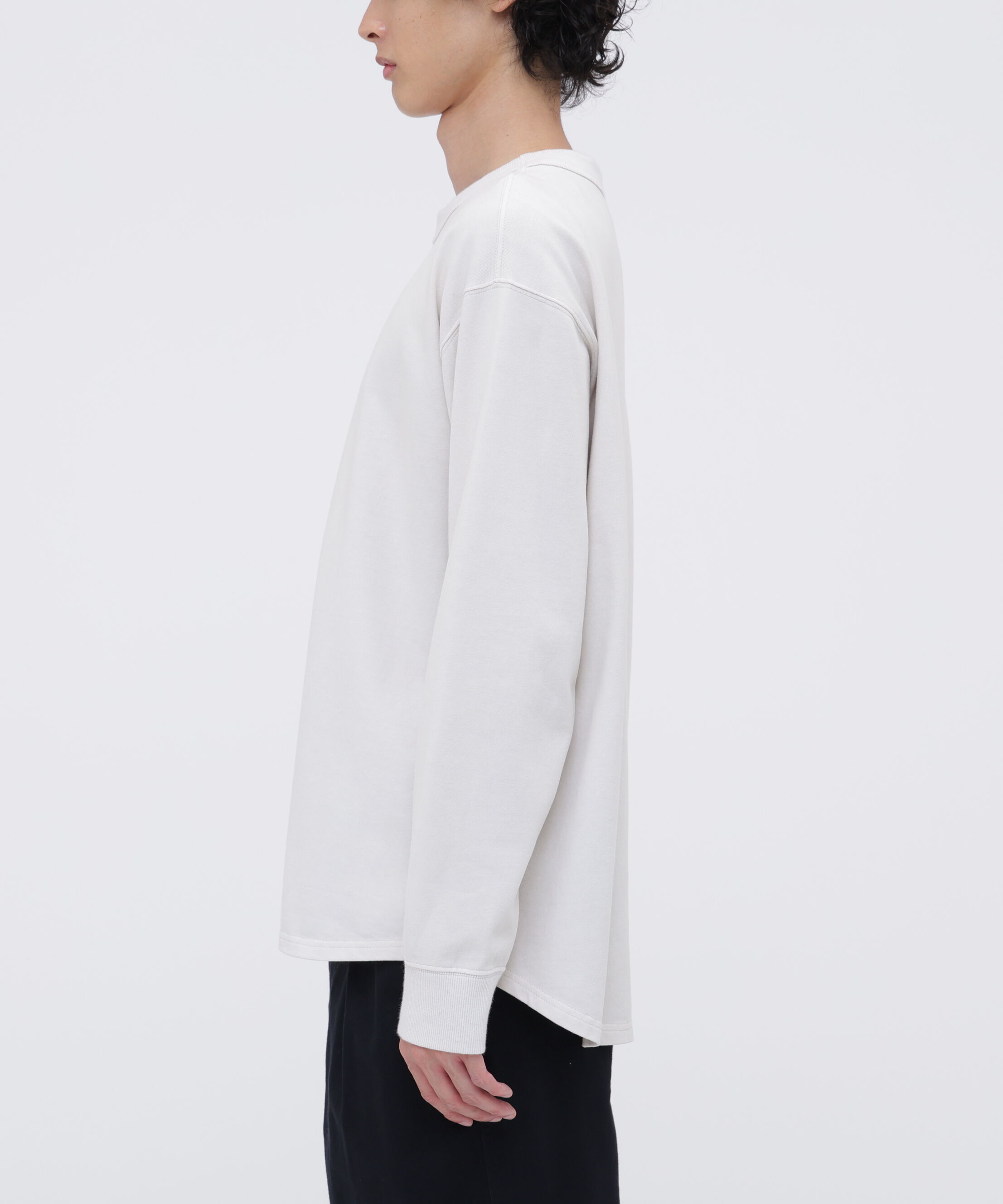 MHL.「GARMENT DYED DENSE JERSEY TOP」|Tシャツ・カットソー|