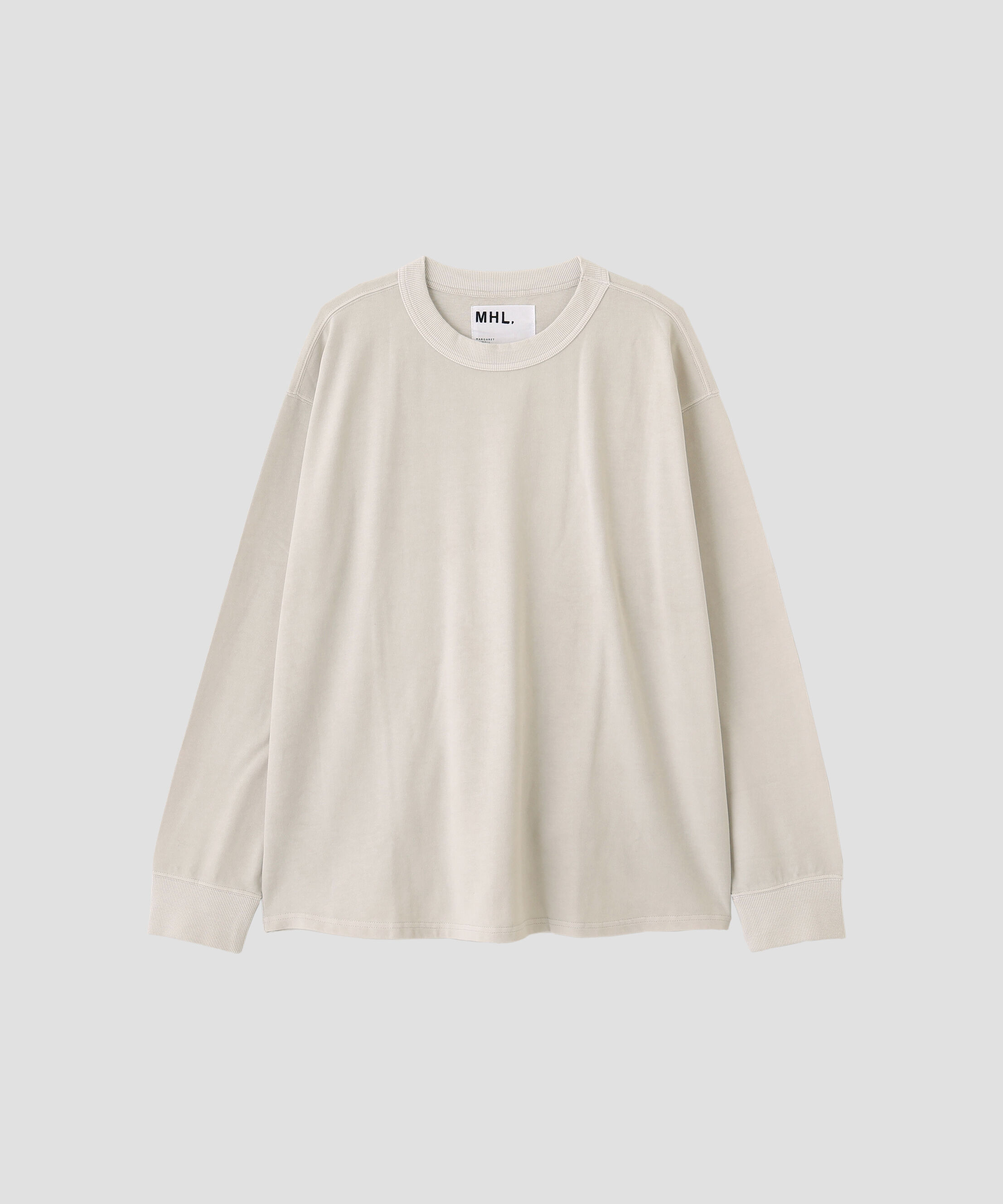 MHL.「GARMENT DYED DENSE JERSEY TOP」|Tシャツ・カットソー|