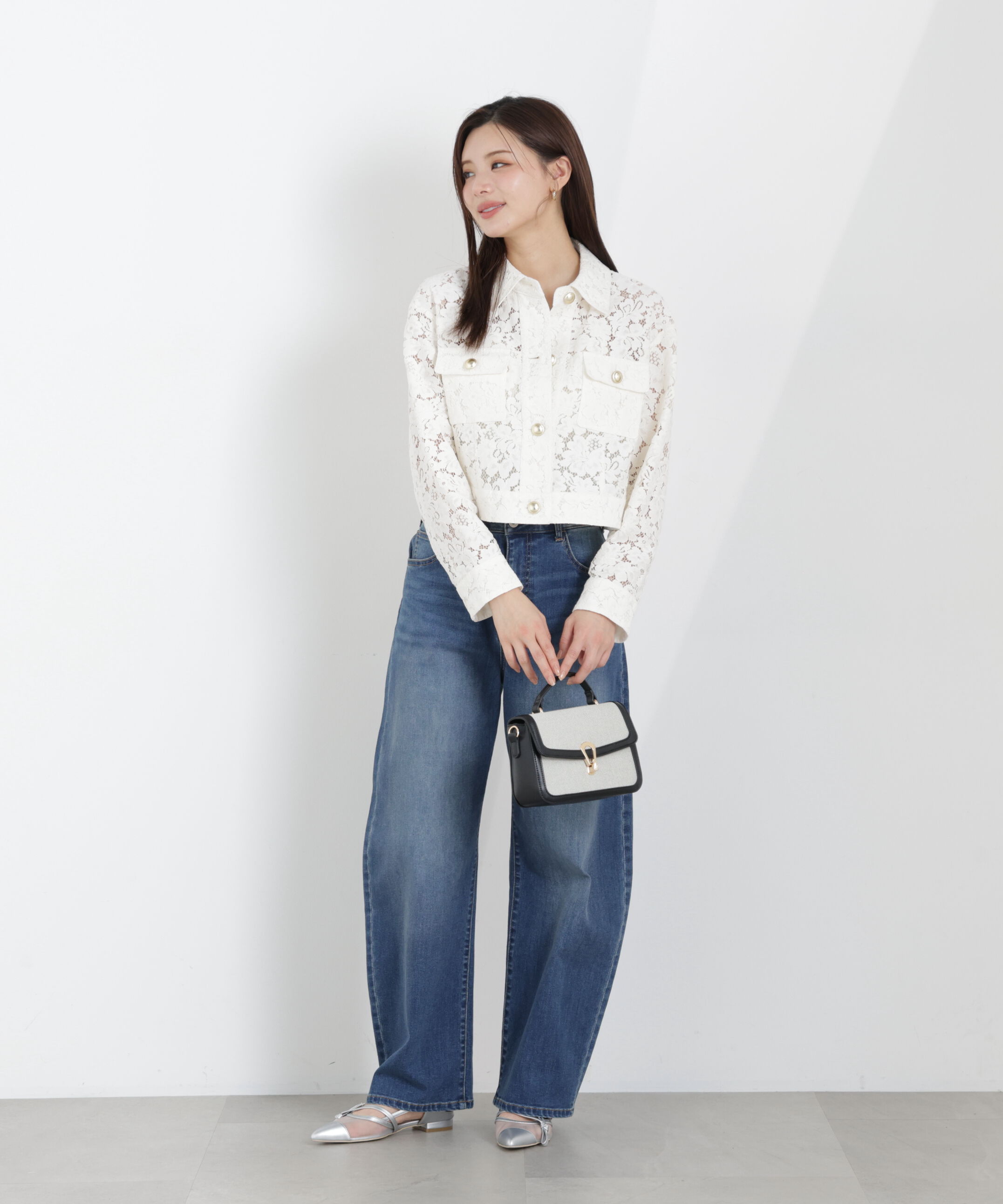 PROPORTION BODY DRESSING「レースブルゾン　26SS」|ブルゾン・スタジャン|