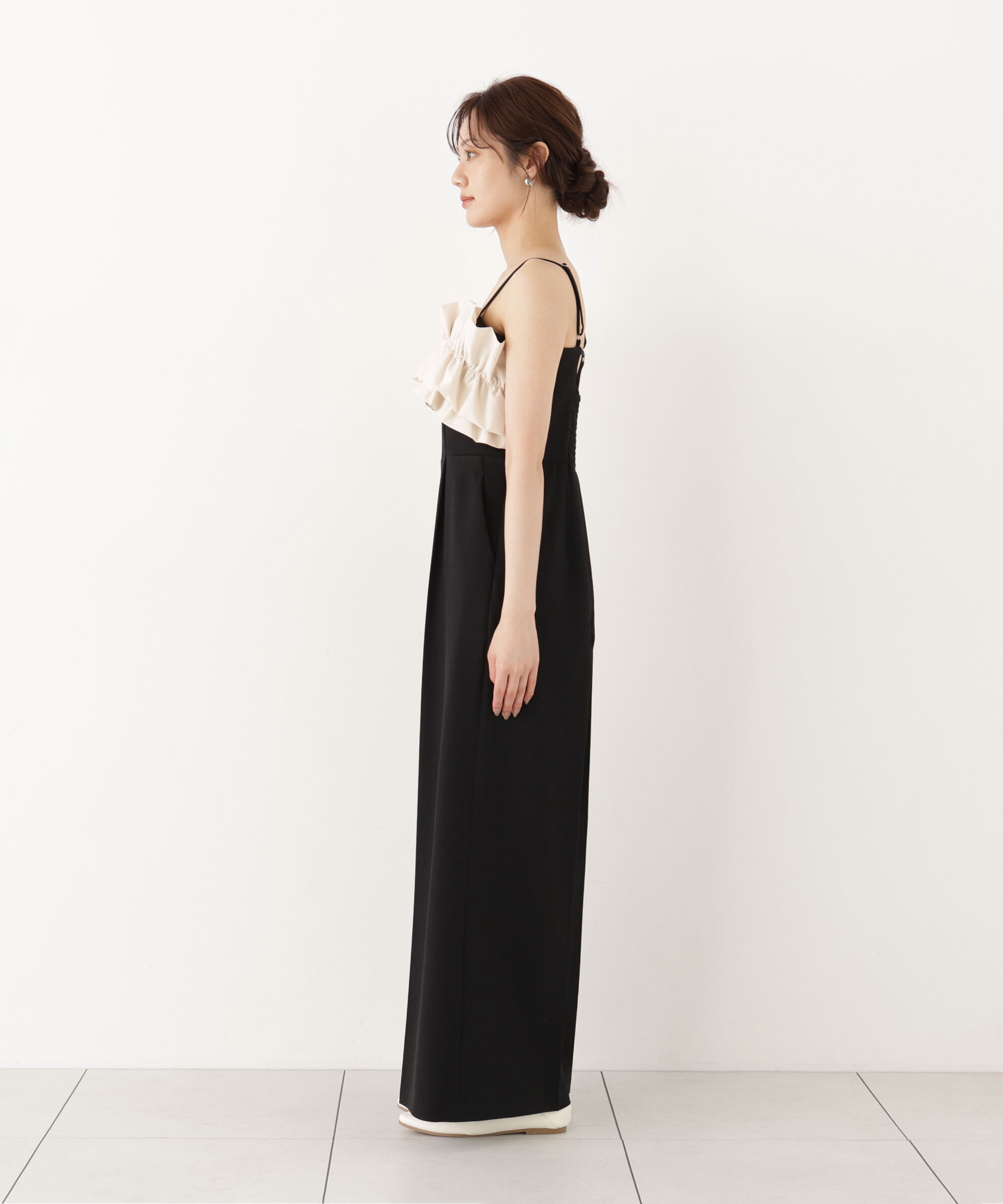 PROPORTION BODY DRESSING「フリルカラーオールインワン 26AW」|ワンピース|