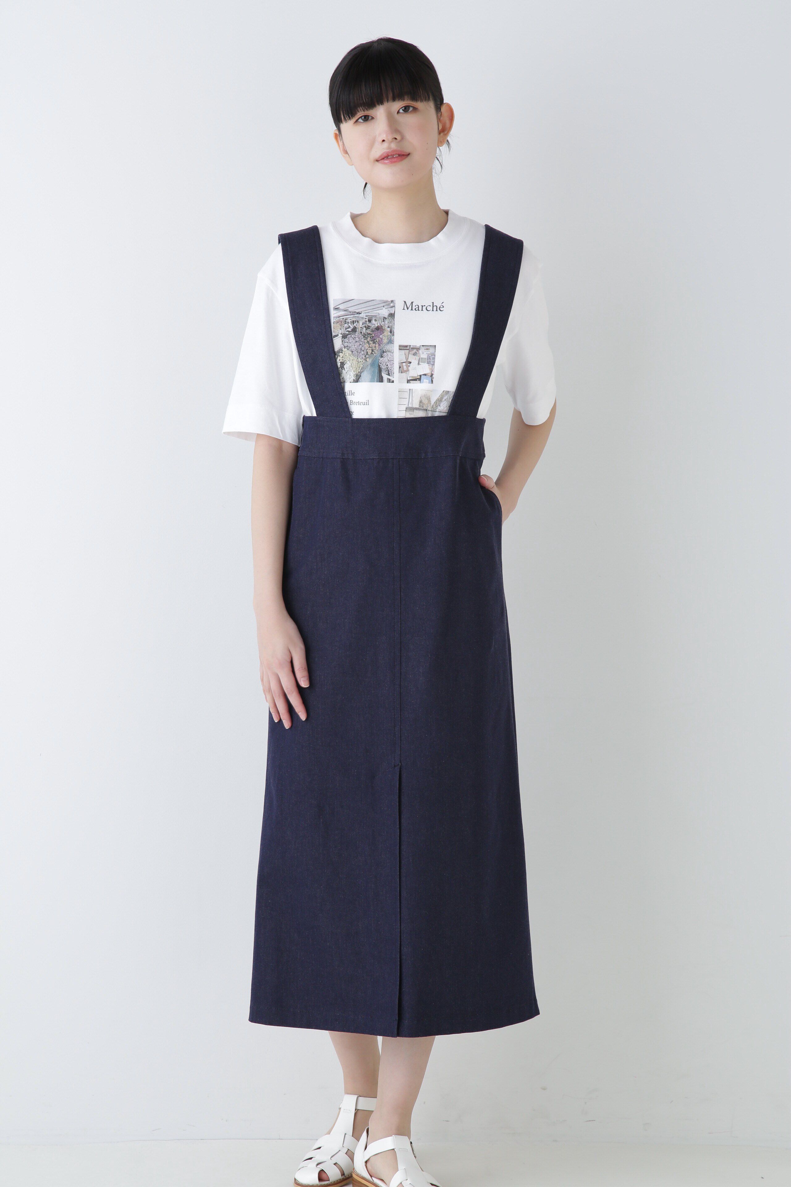  「◆ストレッチサスペンダースカート」|ワンピース|