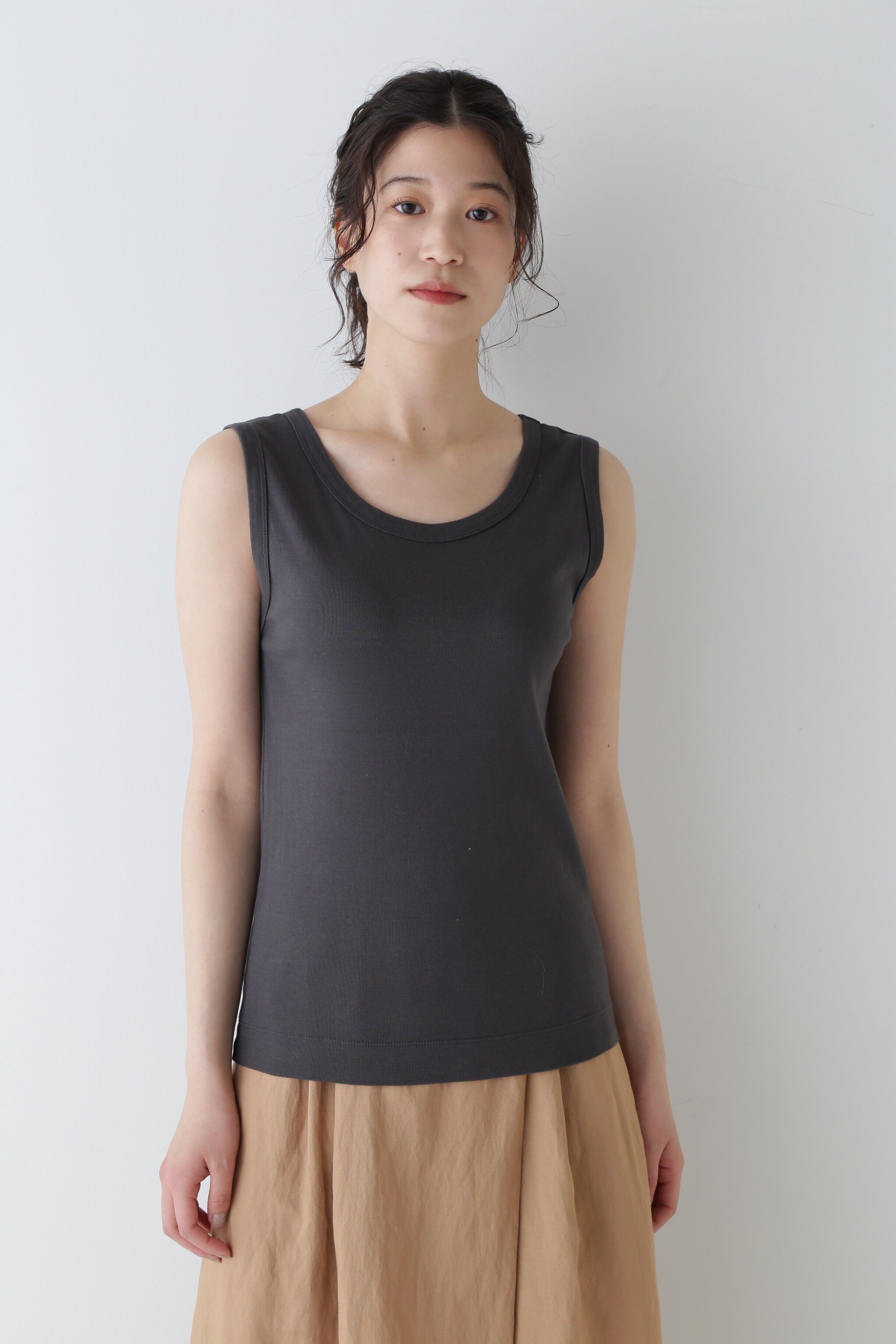  「◆オーガニックコットンフライスタンクトップ」|Tシャツ・カットソー|