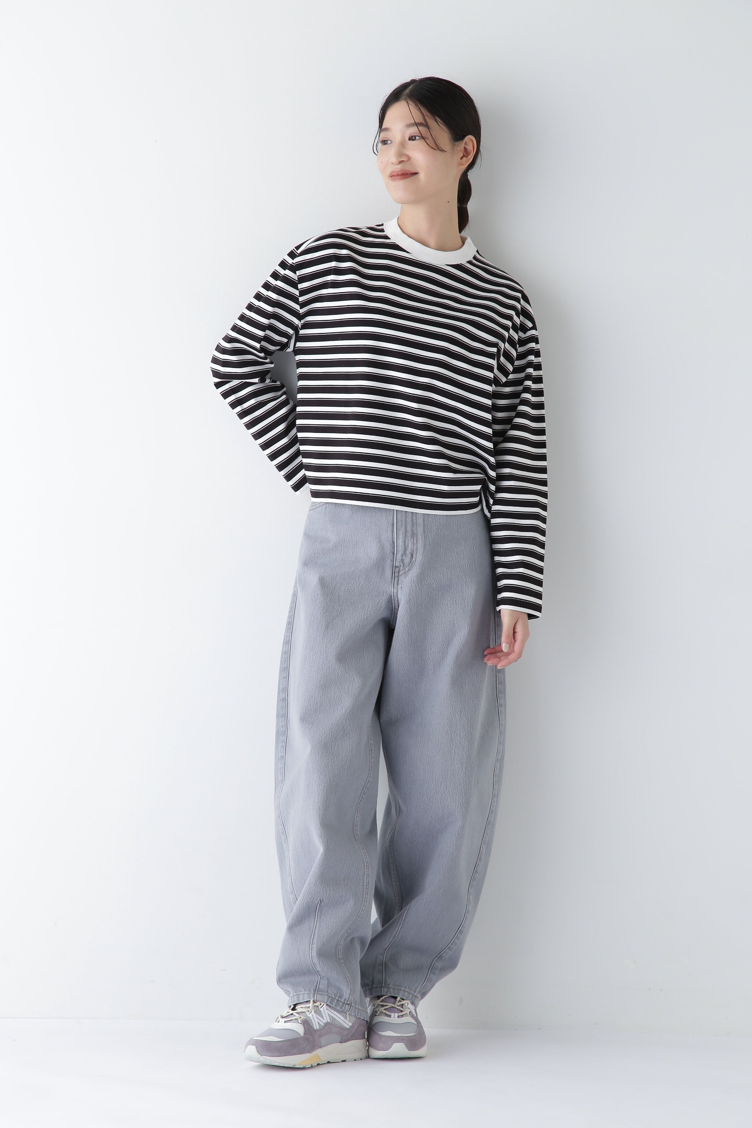  「◆ボーダーボックスＴシャツ」|Tシャツ・カットソー|