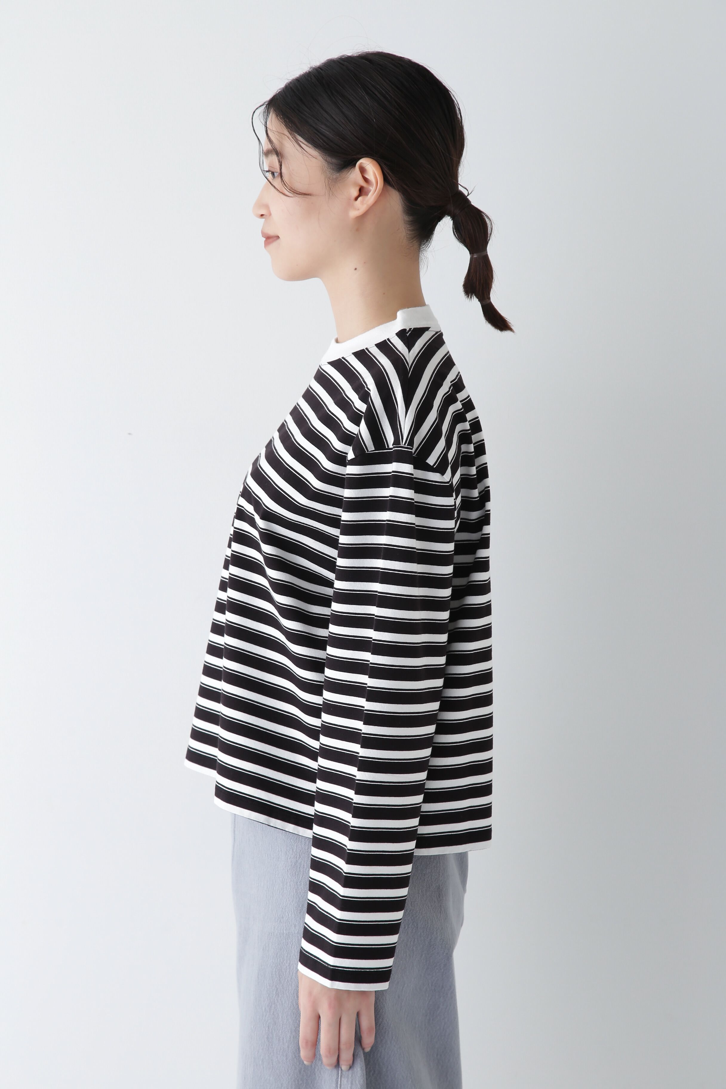  「◆ボーダーボックスＴシャツ」|Tシャツ・カットソー|