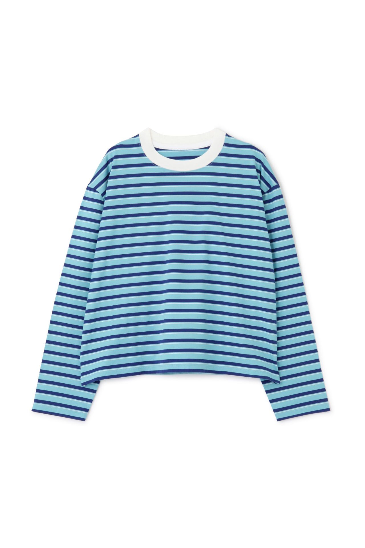  「◆ボーダーボックスＴシャツ」|Tシャツ・カットソー|
