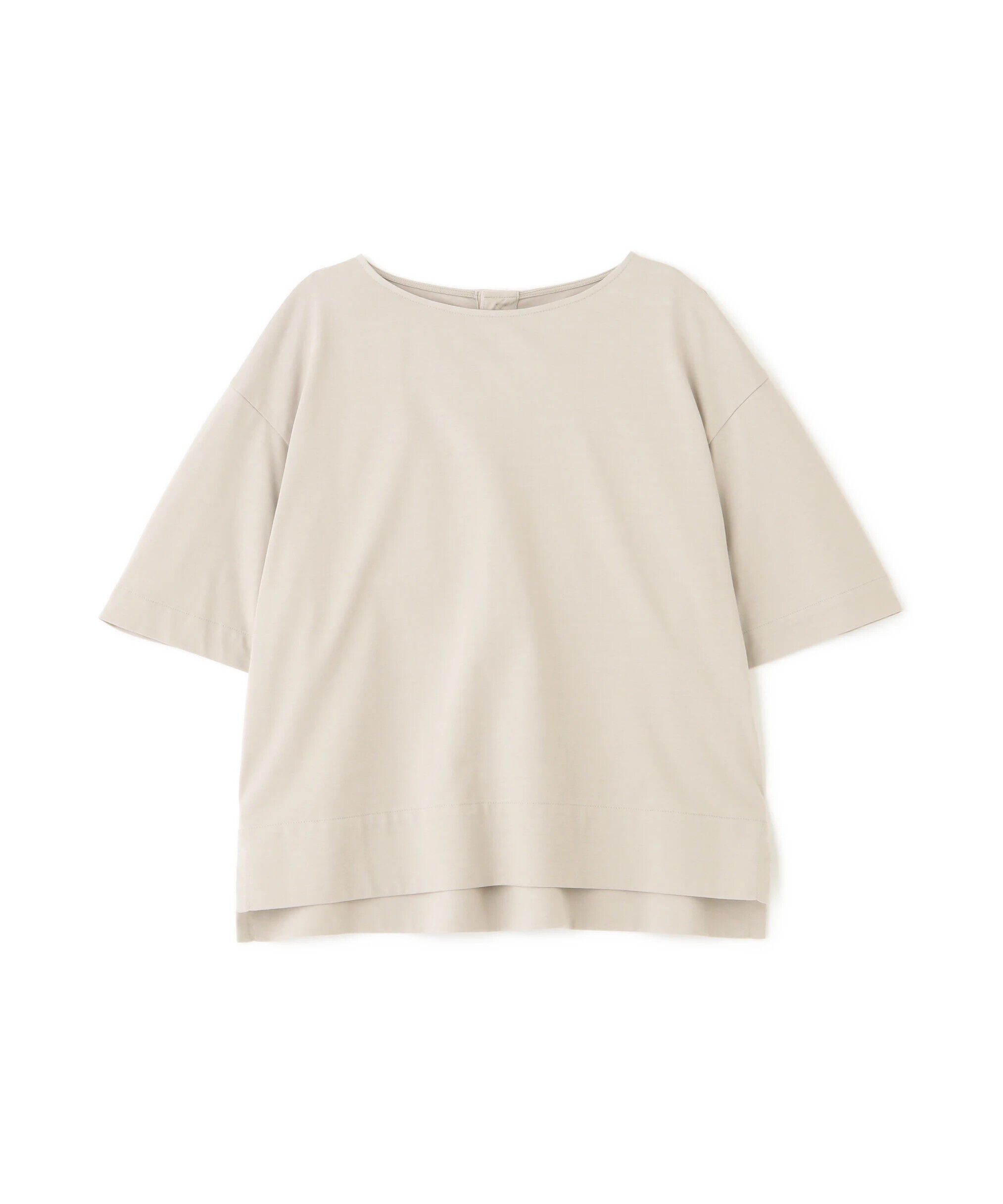  「◆プレーティング天竺タックスリーブボートネックプルオーバー」|Tシャツ・カットソー|