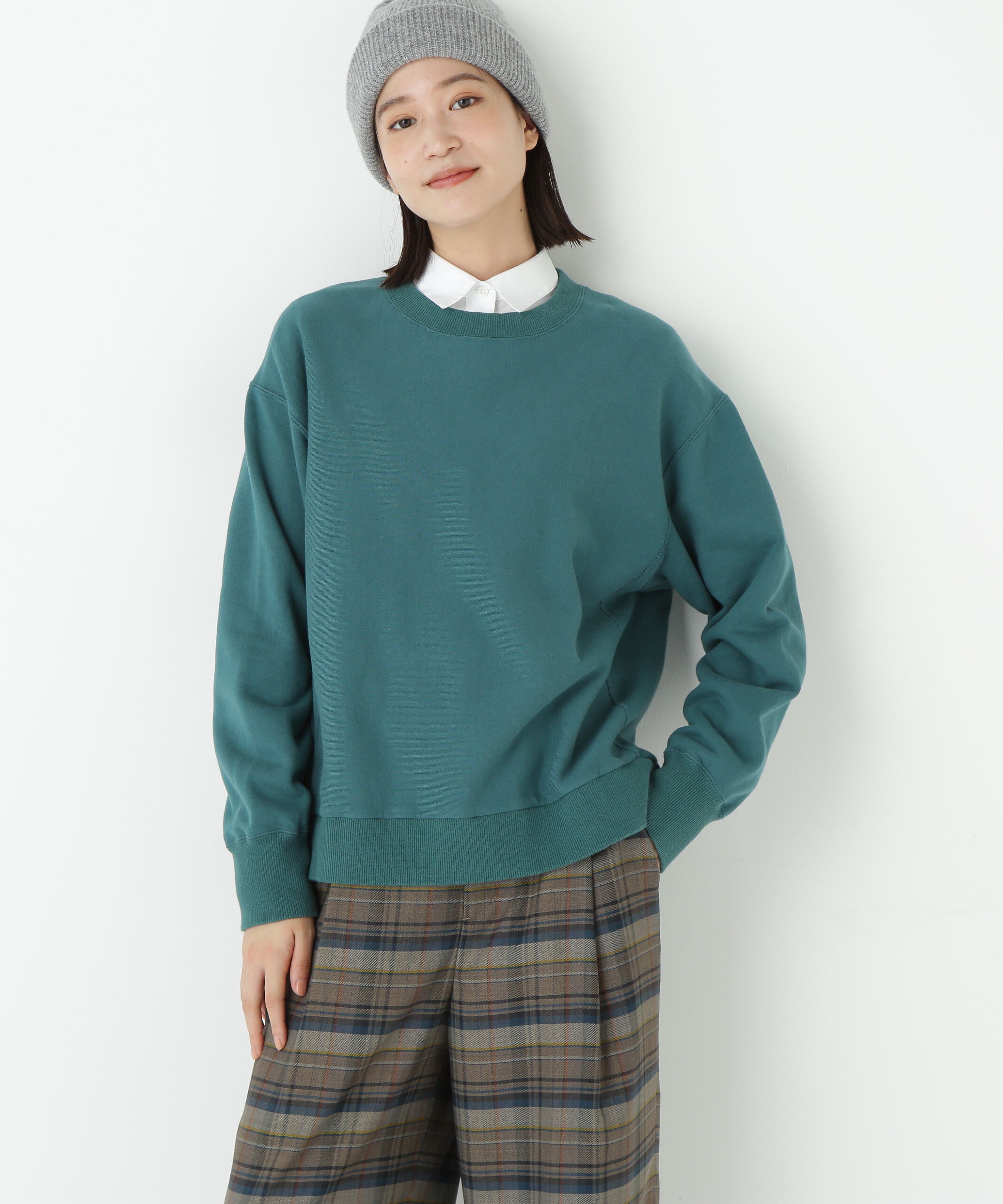  「◆カラートレーナー」|Tシャツ・カットソー|グリーン