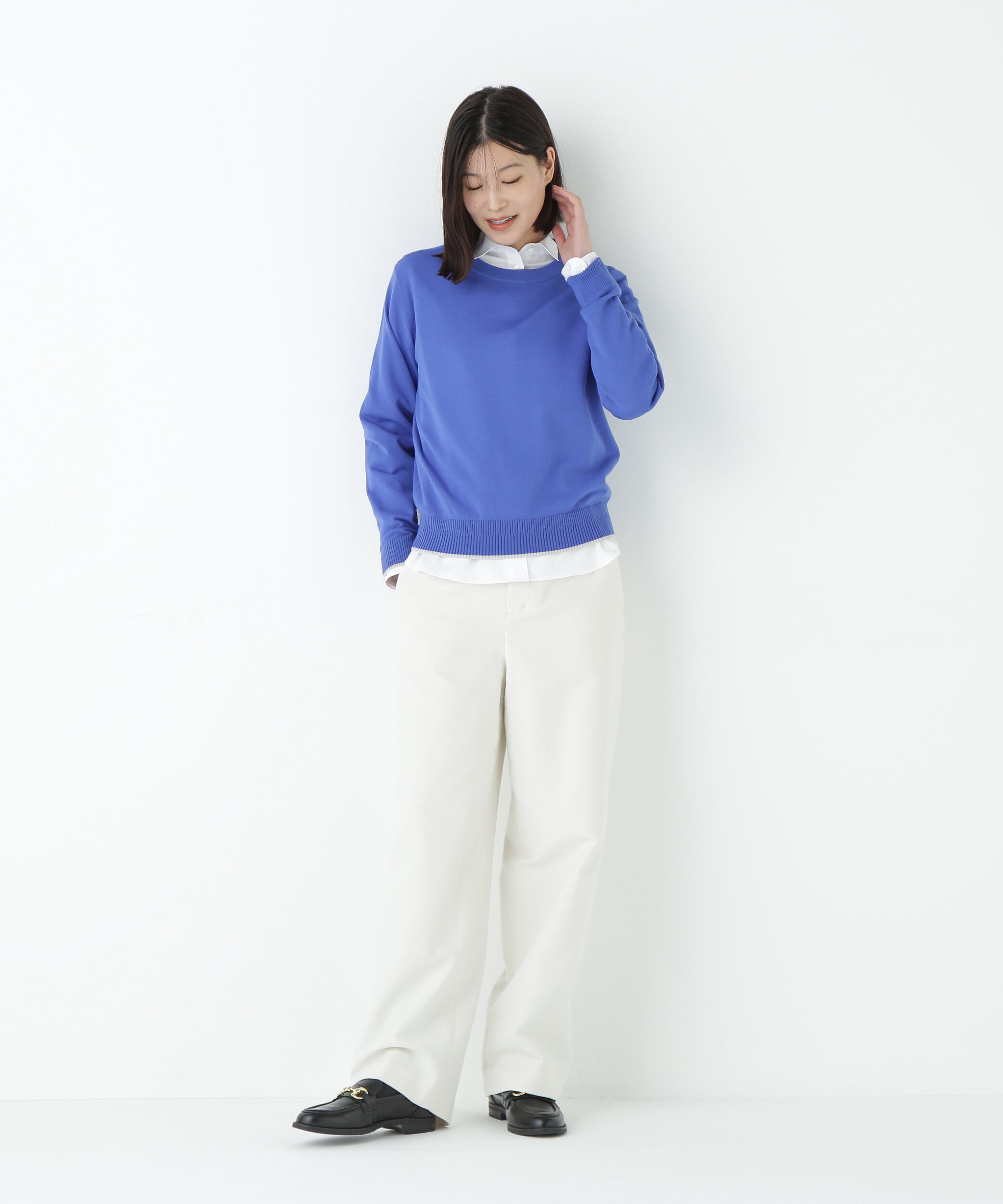  「≪マルチサイズ展開≫リクライドクロスセミワイドパンツ」|その他|