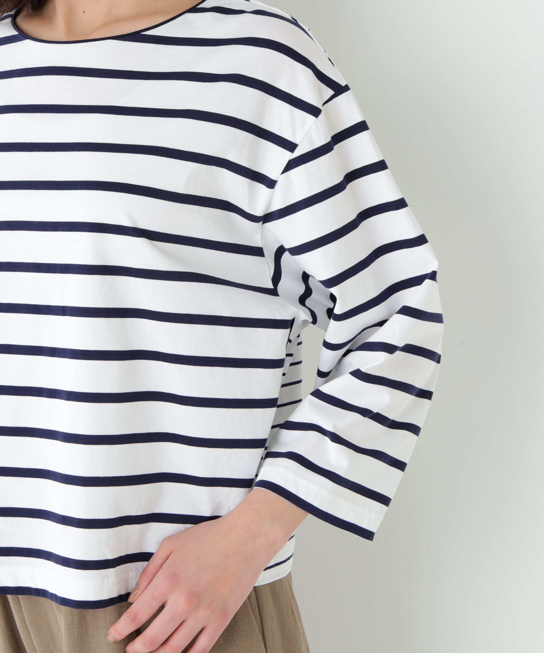  「◆ハイゲージボーダーカットソー」|Tシャツ・カットソー|