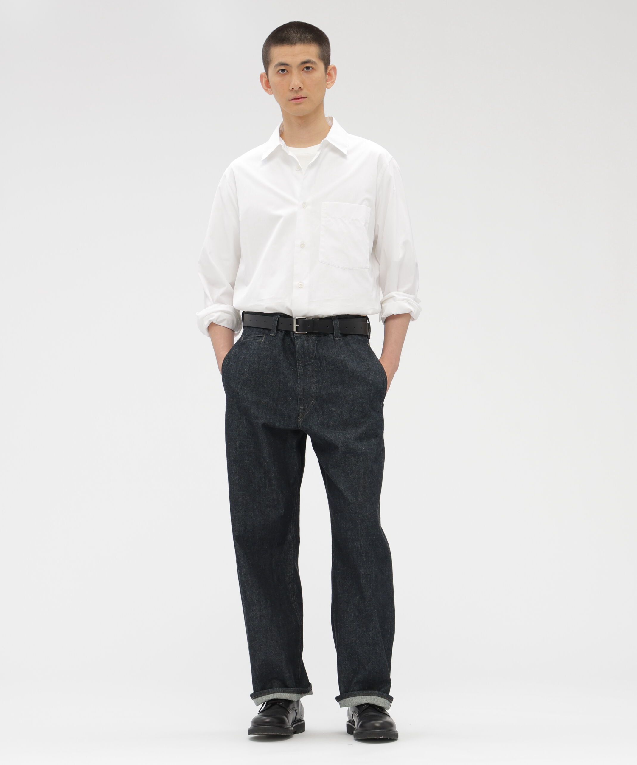 MARGARET HOWELL「PLAIN COTTON POPLIN SHIRT」|シャツ・ブラウス|