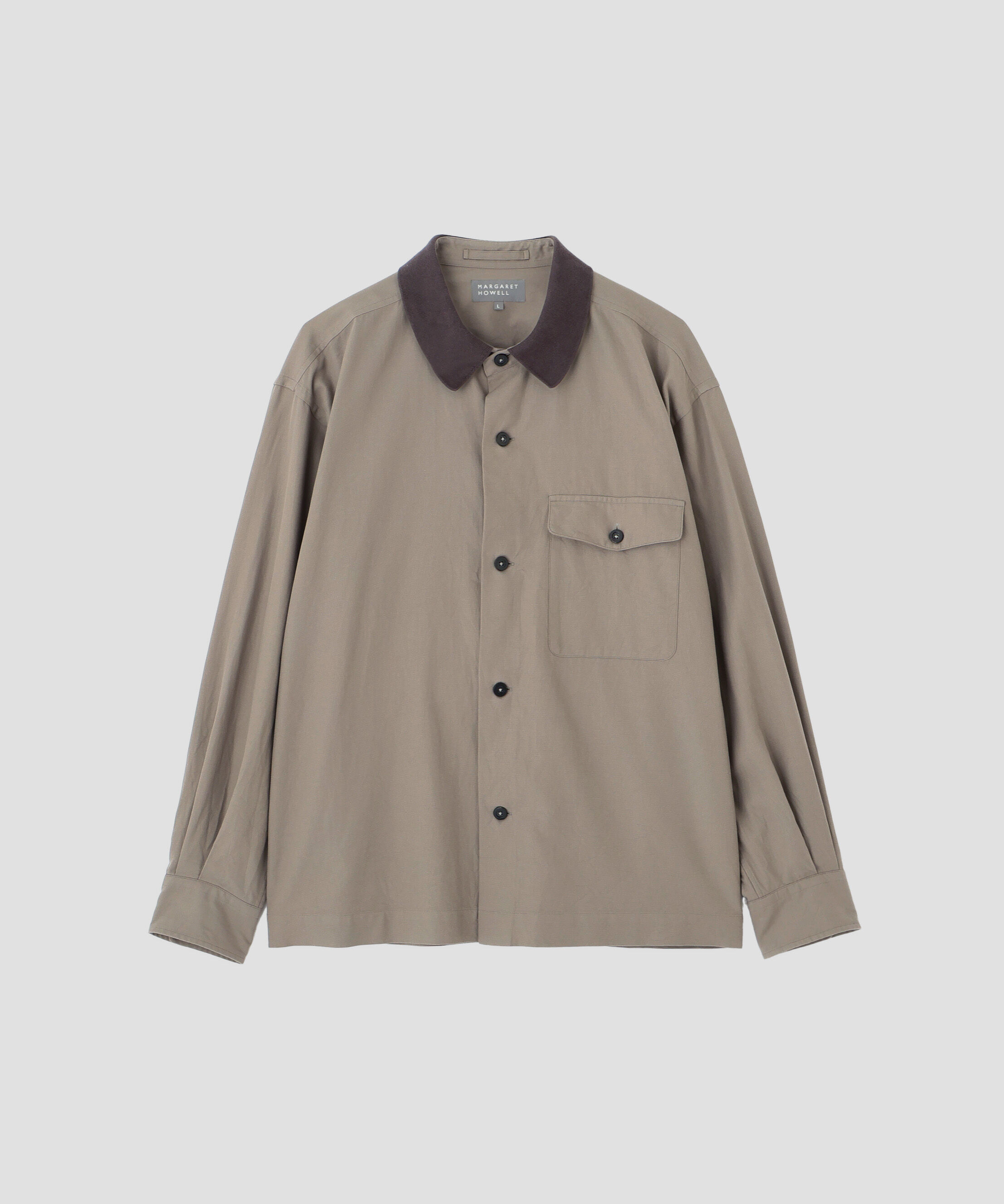 MARGARET HOWELL「TEXTURED COTTON PIQUE SHIRT」|シャツ・ブラウス|