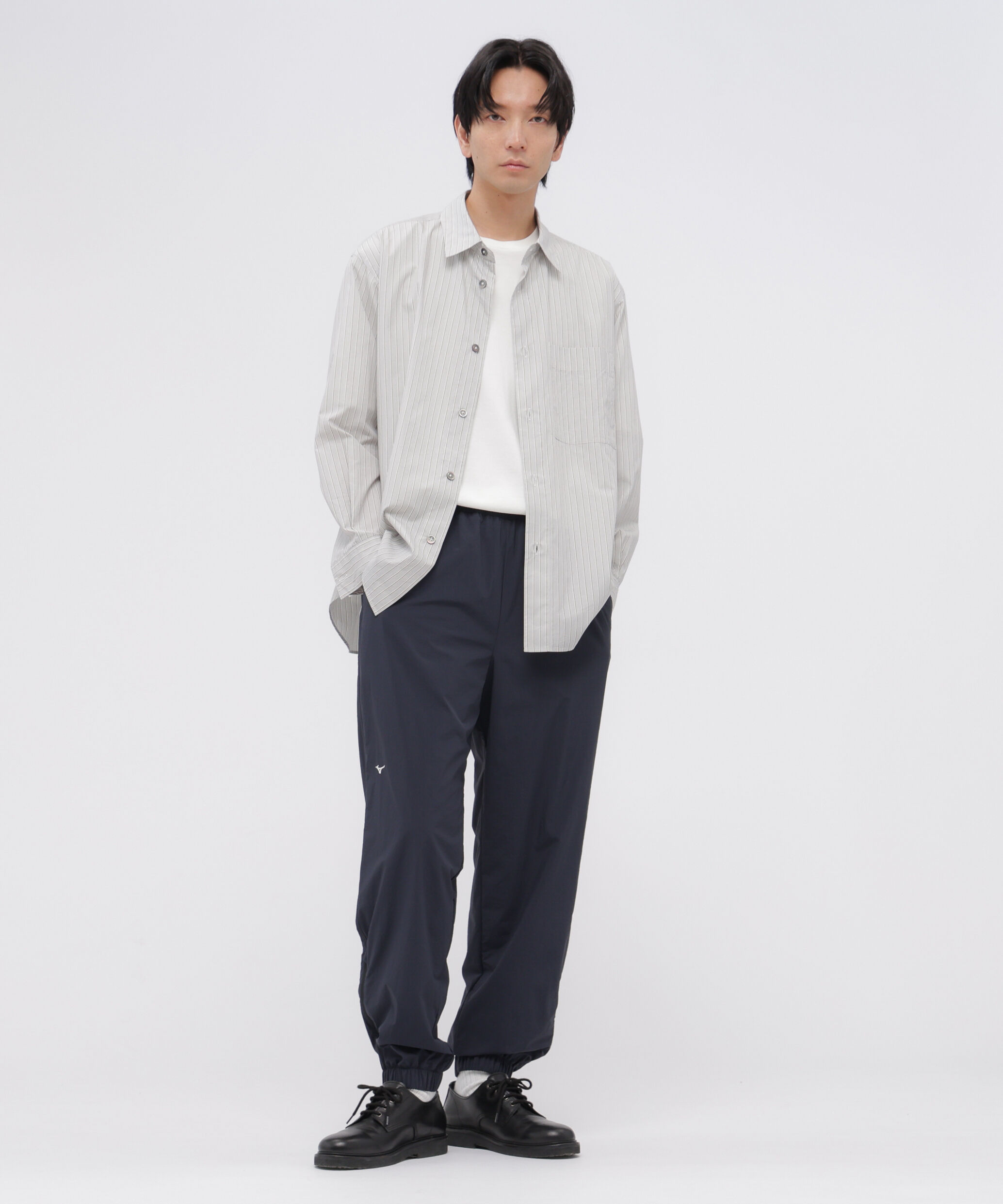 MARGARET HOWELL「COTTON SILK STRIPE SHIRT」|シャツ・ブラウス|