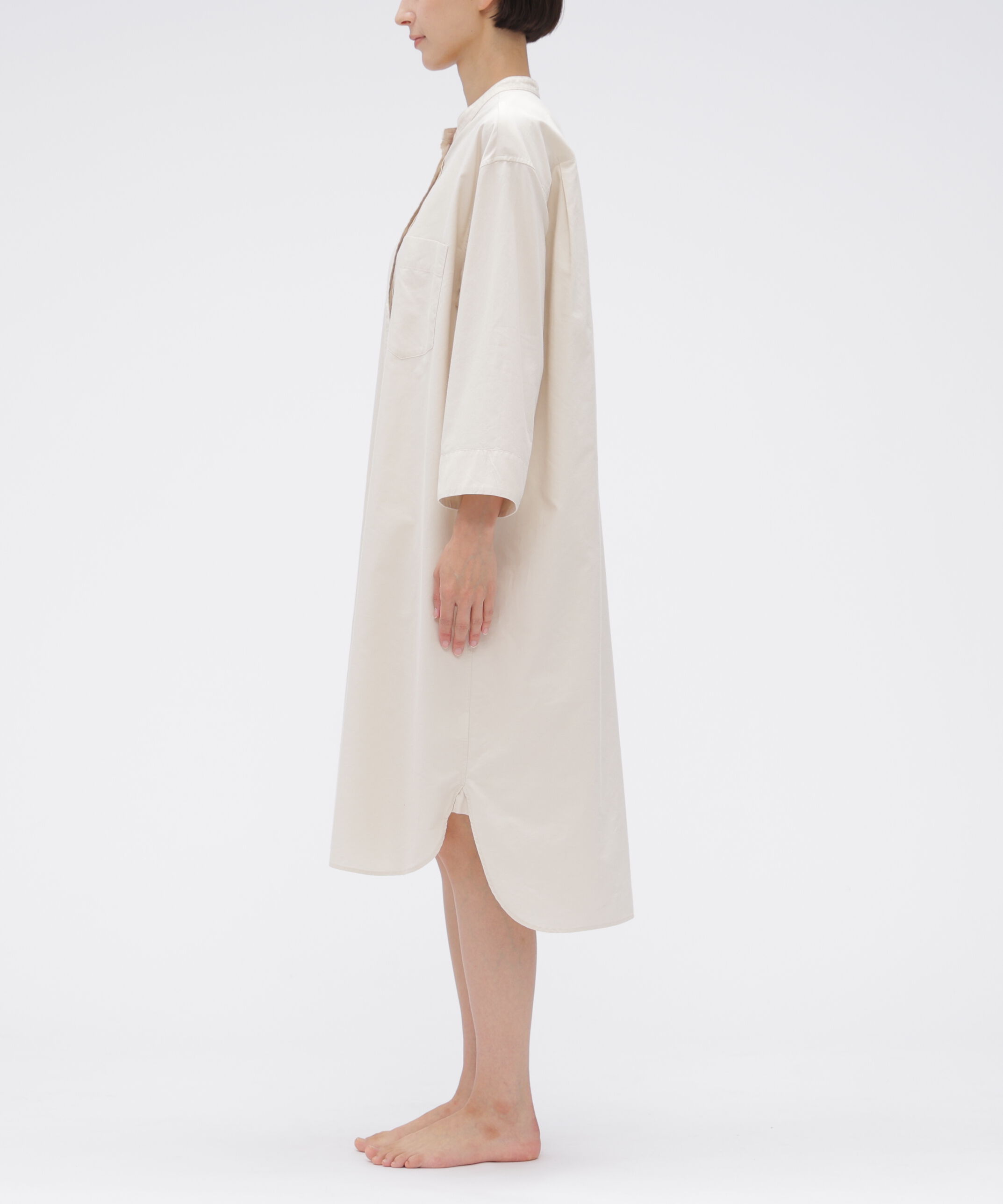 MARGARET HOWELL HOUSEHOLDGOODS「BRUSHED OXFORD PJ DRESS」|ワンピース|