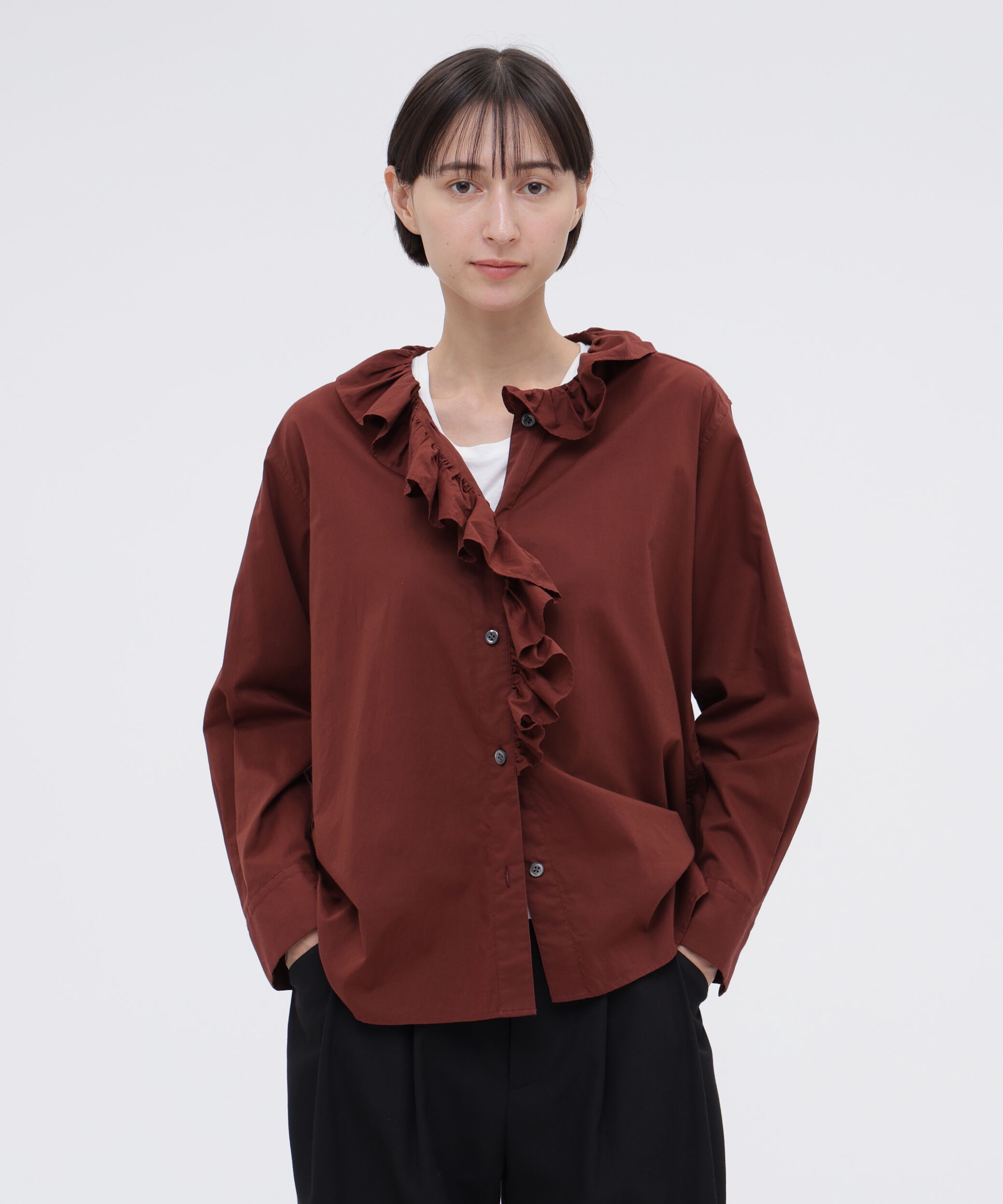  「WASHED COTTON CHAMBRAY SHIRT」|シャツ・ブラウス|RUST3