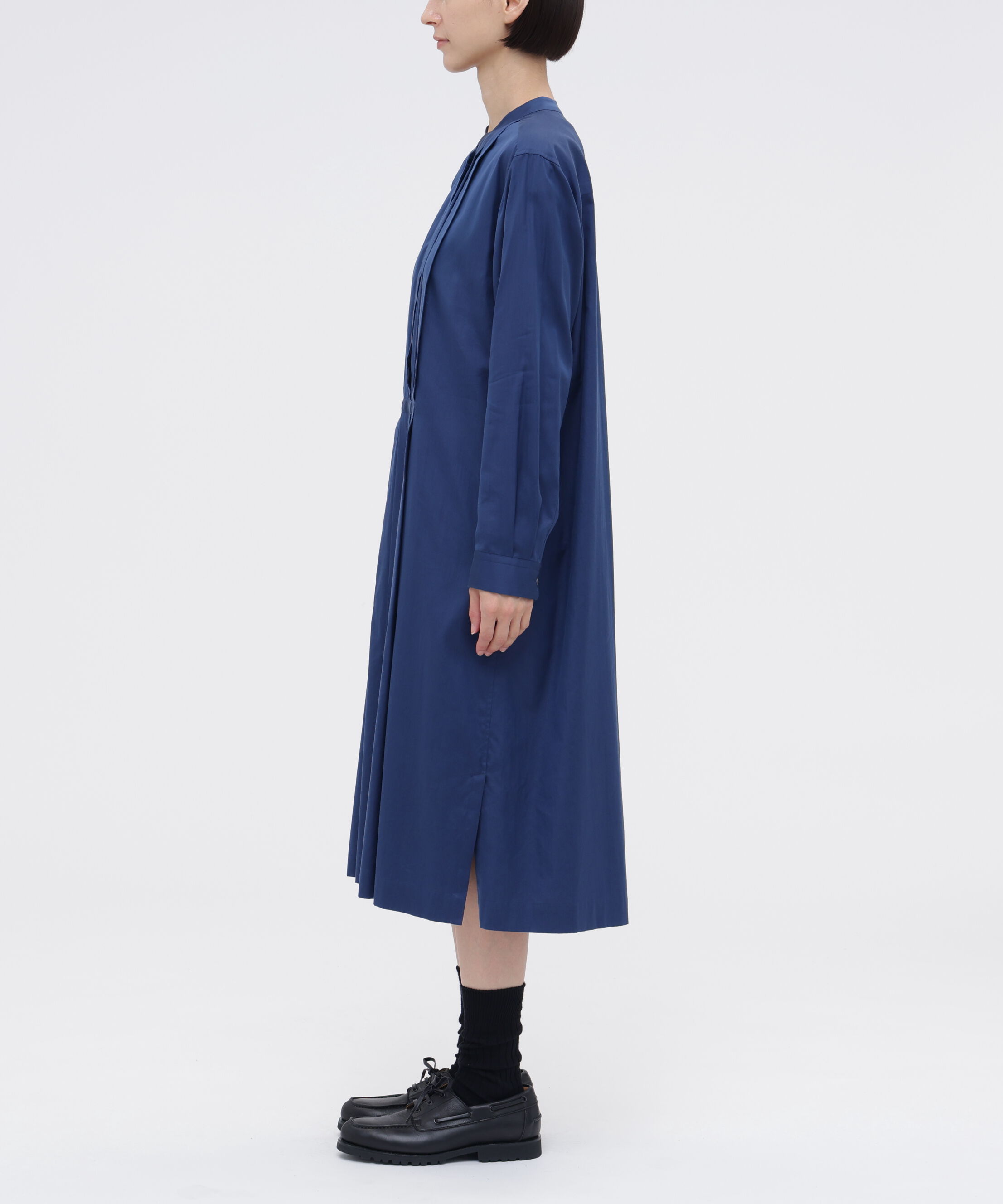 「COTTON SILK POPLIN DRESS」|ワンピース|