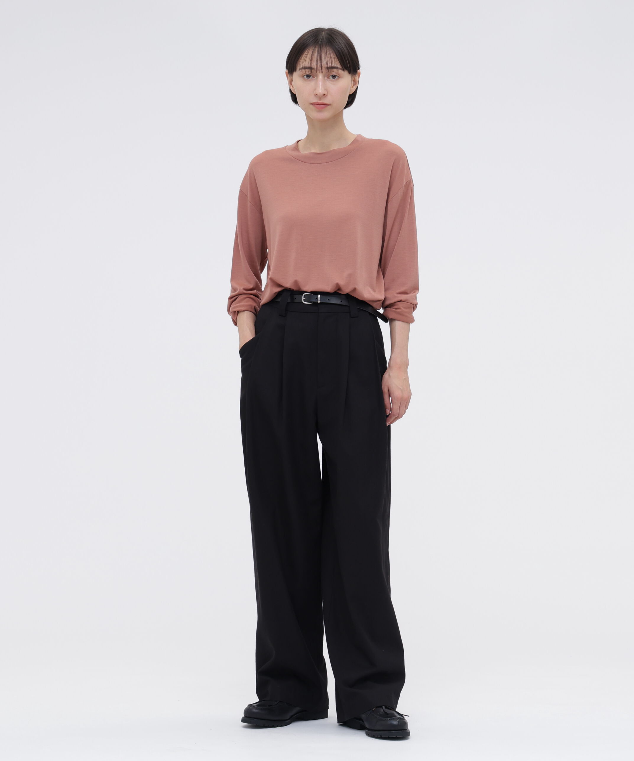 「SUPERFINE WOOL JERSEY TOP」|Tシャツ・カットソー|