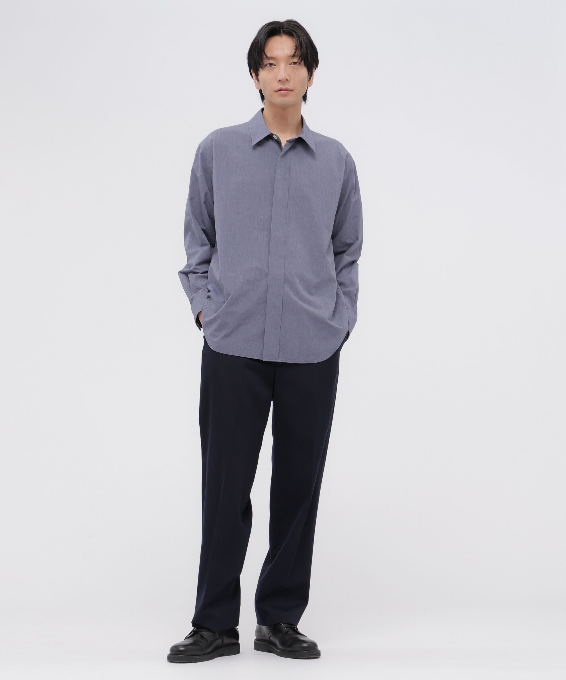 MARGARET HOWELL「FINE COTTON END ON END SHIRT」|シャツ・ブラウス|