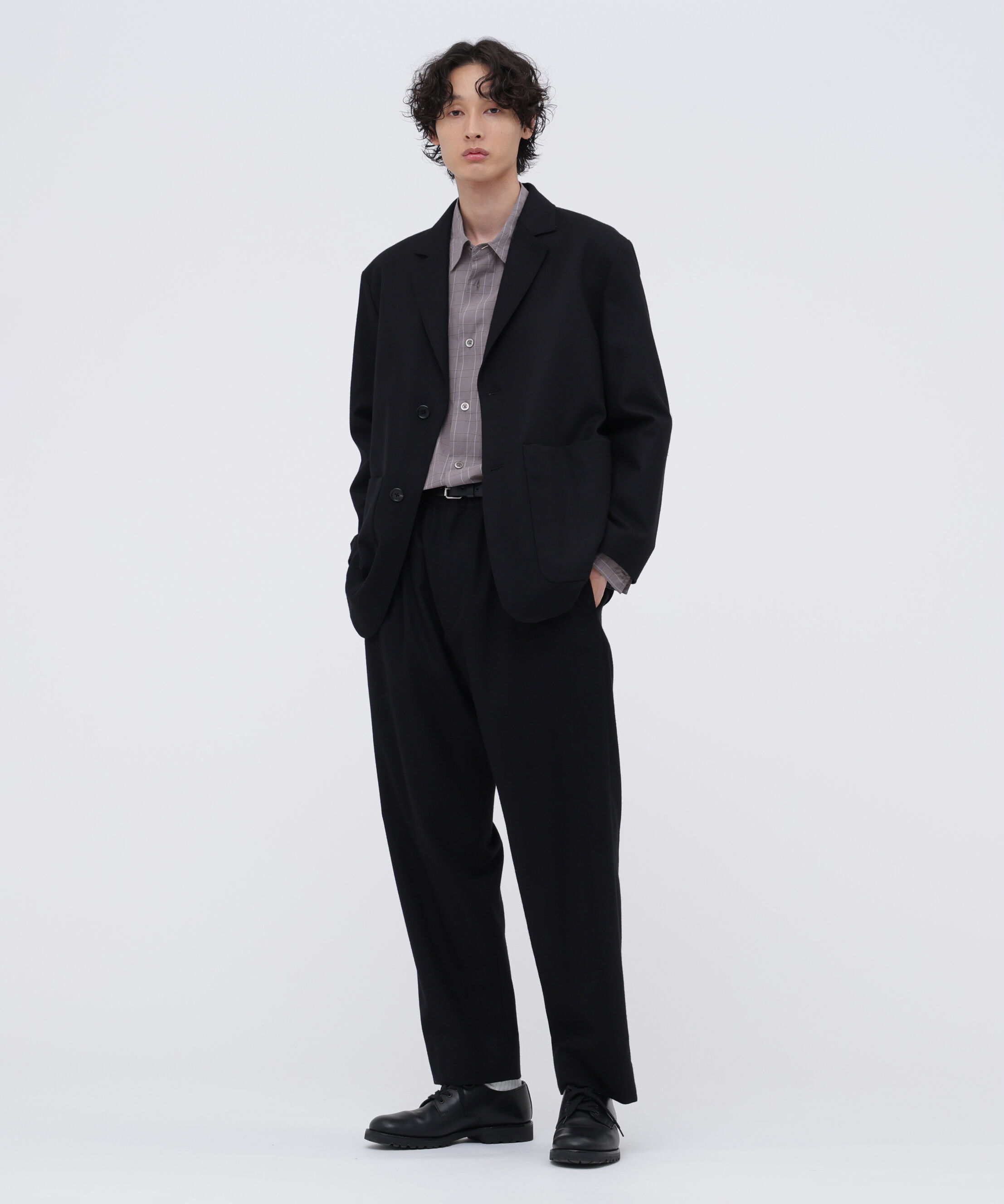 MARGARET HOWELL「GLEN CHECK COTTON POPLIN SHIRT」|シャツ・ブラウス|