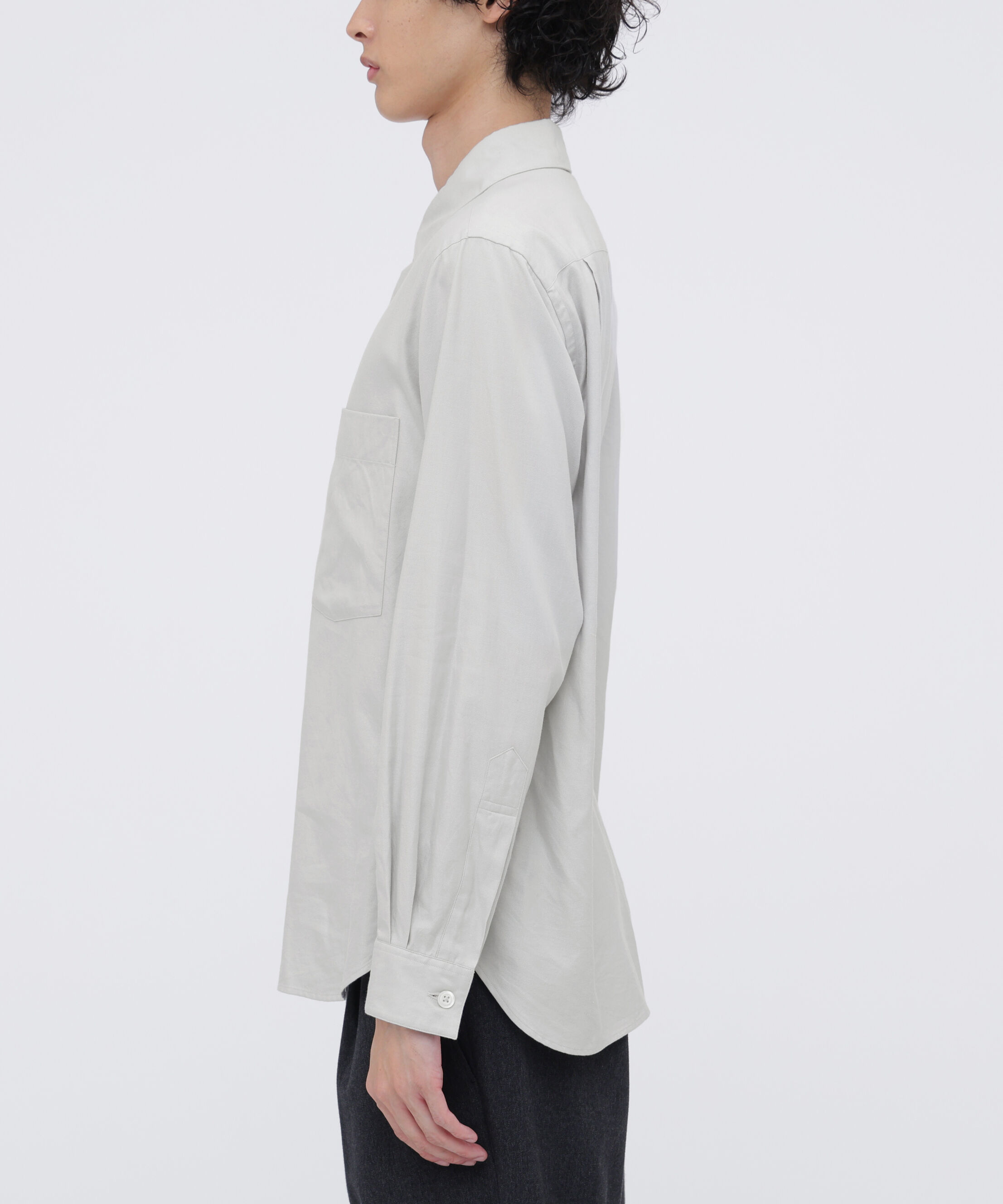 MARGARET HOWELL「BRUSHED COTTON SILK SHIRTING SHIRT」|シャツ・ブラウス|